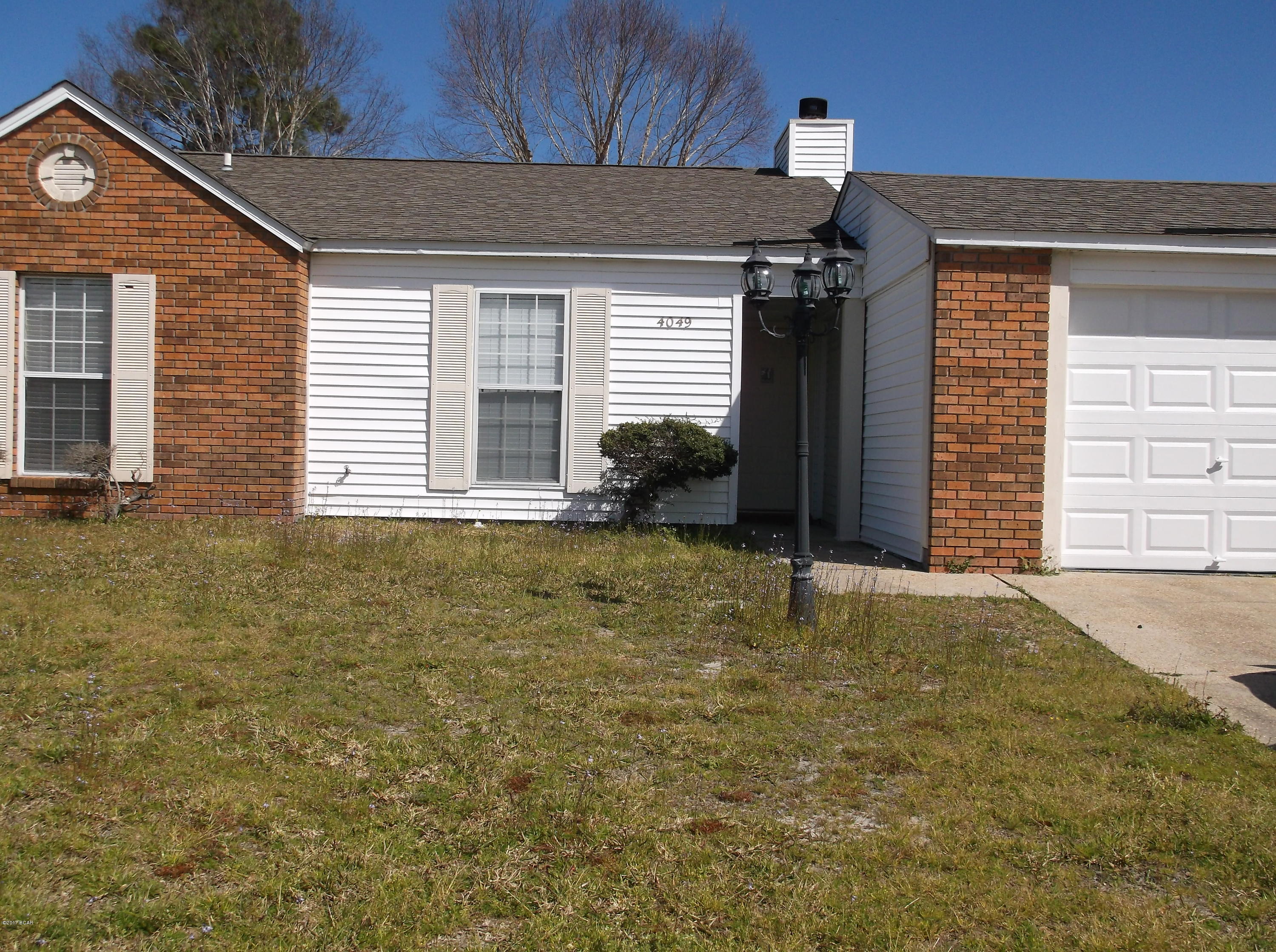 This is a nice home, centrally located with a 1-car garage, fireplace, tile throughout, stove, refrigerator, dishwasher, disposal, washer & dryer connections, central heat & air but is not pet friendly.  Please call for appointment to view/move in after April 1st.