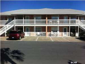 First floor 1 bedroom located close to the front of the complex with a gulf view . This unit is a non-rental with new laminate flooring and paint and will sleep five. Wendwood Condominium is located on the west end of the Beaches just two miles west of Pier Park and only a short stroll to the beach or the pool. Great rental program available. Room dimensions are approximate.