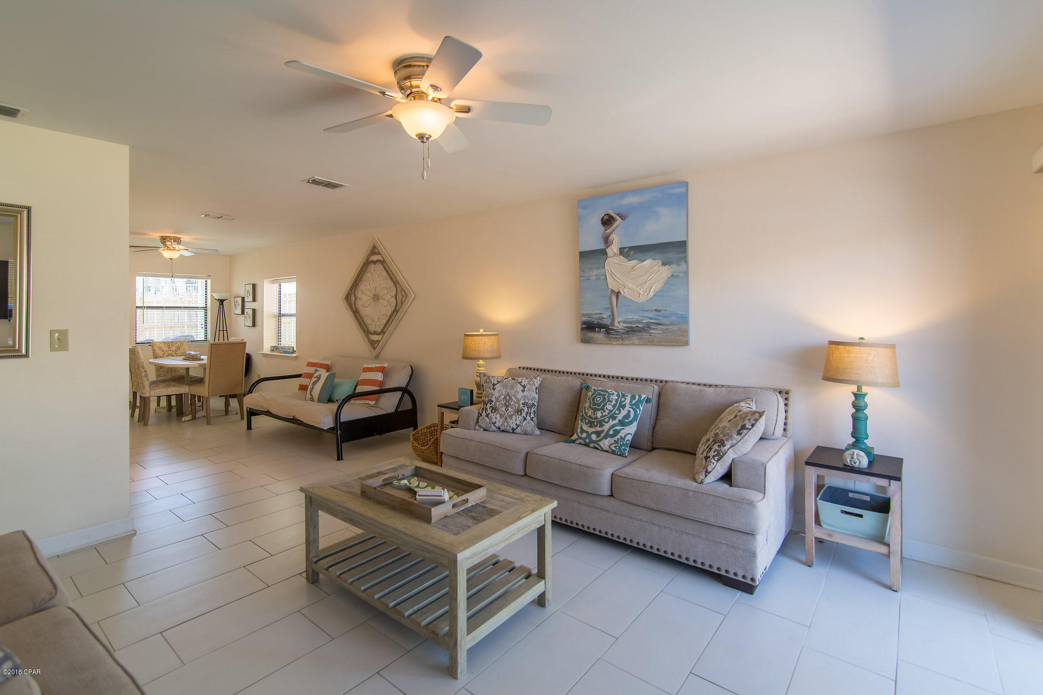 This is a beautiful ''West End'' 2 bedroom 3 bath townhome that had a complete renovation in 2012 costing over $50K and has been ''Beachified'' with beautiful and tasteful decor throughout! Unit has two dedicated parking spaces and renovations include a new gourmet kitchen with granite counter tops and tile back splash, tile throughout the main living area, hardwood floors in stairs, hallway and bedrooms, interior/exterior doors, trim and molding, ceiling popcorn removal, completely remodeled bathrooms, 3rd full bathroom added, a NEST thermostat system that you can control from your phone and the list goes on and on! Since renovations, all new furniture has also been added!