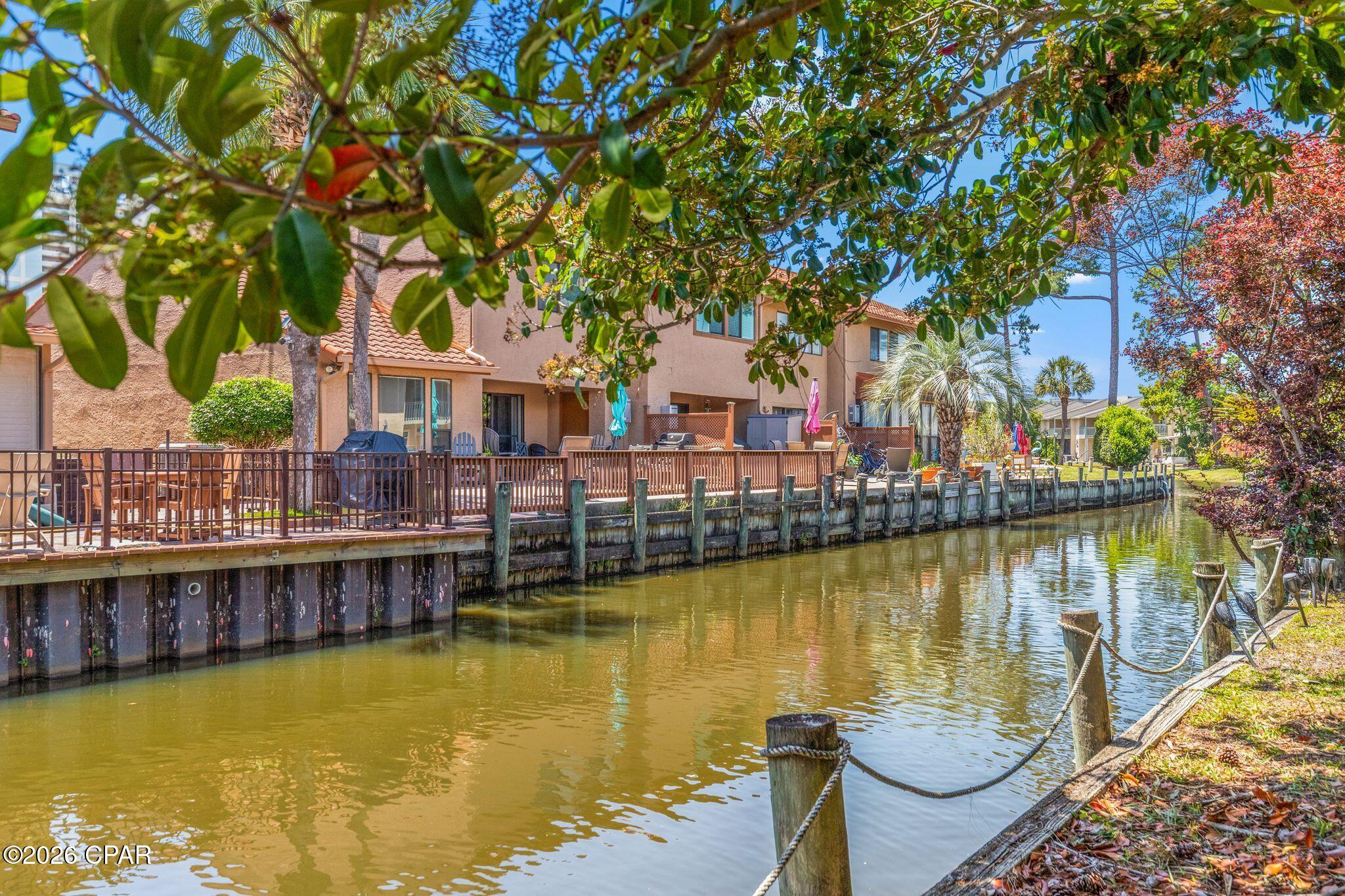 Waterfront under 300K!? This is the opportunity you have been waiting for. Search on YouTube ''For Sale 192 White Sandy Dr in Panama City Beach'' for video tour
Welcome to this well maintained 2 bedroom 2.5 bath beach home offering a great combination of privacy, location, and value. Situated on the canal, you can enjoy peaceful water views and natural surroundings while relaxing or grilling in the evenings. There is also a pool located directly across the street for added convenience.
Located just a short 5 minute walk to the beach, this home puts you close to the sand while still offering a quiet setting. Inside, the property features updates including granite countertops in the kitchen and half bath, LVP flooring, and a comfortable layout ready for personal use or rental.
Additional highlights include short term rentals allowed with strong GRI potential, VA and FHA approval, low HOA, and 2 assigned parking spaces directly in front of the unit.
The community amenities are extensive and included in the HOA of 1121.84 per quarter. These include 11 pools with 5 heated, a private beach house with beachfront pool and snack bar, tennis, pickleball and shuffleboard courts, fitness center, mini golf, playgrounds, conference center, as well as internet, lawn care, trash, pest control, and termite bond.
Whether you are looking for a primary residence, vacation home, or investment property, this waterfront unit offers strong value in a desirable beachside community.