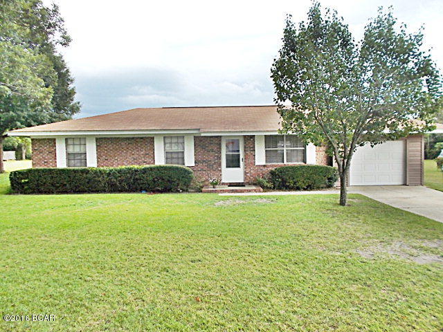 Very nicely updated 2 1/2 years ago home in the city limits, living room, kitchen, dining room all open and bright, this home shows very well, the porcelain ceramic tile with wood look was installed in March 2015, solid wood kitchen cabinets were sanded painted with new mosaic tile back splash, wireless TV hookups in living room and master bedroom. French doors going out onto a nice deck with a large back yard. All new interior doors, roof apx 6 years old.Large master bedroom with large master bath with walk in shower, all very bright and clean. The owners are in the process of turning the garage into a 3rd bedroom that will also have the porcelain ceramic tile with wood look. The property appraisers sq footage will not be correct.
