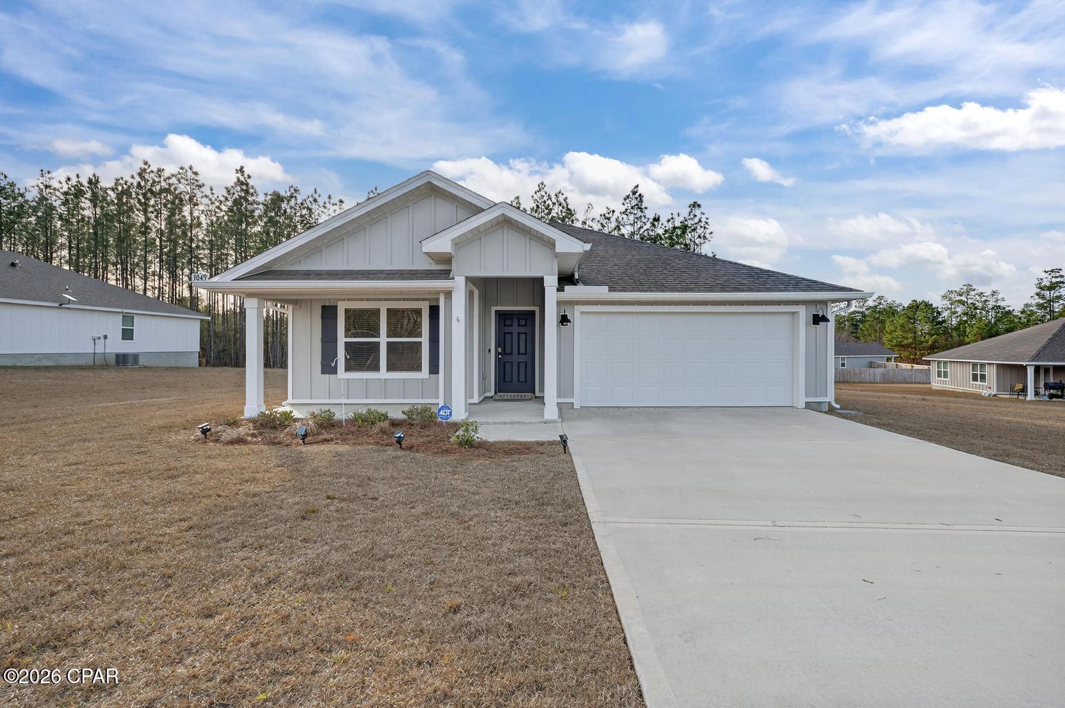 ENTERED FOR COMPS ONLY.  UP TO $15,000 Seller Credit!! Built in 2023 & used only as a second home, this one is truly like-new, this home has been meticulously maintained, the owner just added new gutters this year and this one has both front and back covered porches. Inside, the open, split-bedroom floor plan has a spacious living area, crisp white cabinetry, and a large kitchen island - perfect layout for entertaining or everyday living. Modern upgrades include a Smart Home Connect system, whole-home water softener, air purifier & a tankless gas water heater, delivering convenience, cleaner air and water, and endless hot water on demand. The primary suite offers a double vanity, low threshold shower, water closet, & large walk-in closet. A huge half-acre lot in Laurel Hill - just north of Crestview awaits!
