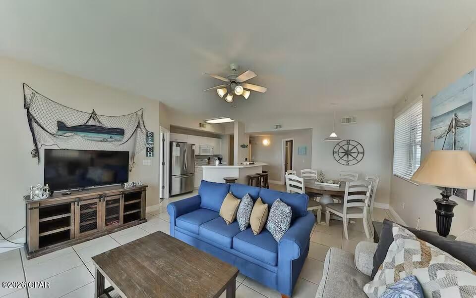Gulf-front corner-unit condo at Celadon Beach Resort with sweeping coastline views to the east and west. This 3BR/3BA retreat features a spacious open-concept living and kitchen area, modern upgrades, and a rare wraparound balcony ideal for sunrise coffee and sunset views. Sleeps up to 8 with a king primary suite, two queen guest rooms, and sleeper sofa. Each bedroom offers ensuite bath access for added privacy and comfort. Enjoy resort-style amenities including gulf-front pool, indoor heated pool, hot tub, fitness center, beach access, and secure garage parking with skywalk. Minutes to Pier Park, 30A, and top dining & entertainment.