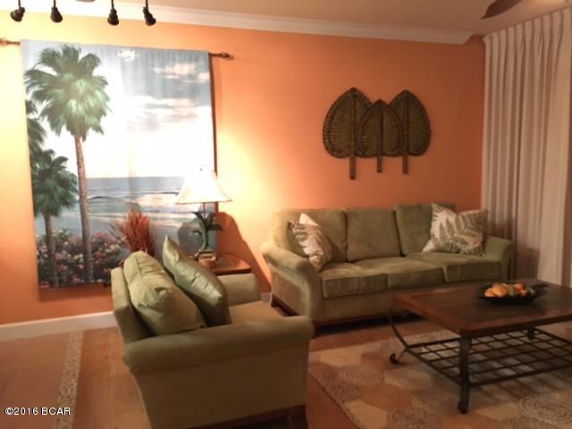 Best one bedroom layout of Tidewater Beach Resort. Deluxe floor plan great floor.  All tiled and very nicely decorated.  Master Bedroom is facing the Gulf and great lay out.  Sellers has a beach chair paid for till Oct. 2016.  This condo offers a lot of amenities that you can enjoy and have fun on your vacations.  Theater, Roman Bath Spa, Big Fitness Room facing the Gulf, Indoor Pool and 2 Outside Pools.  Centrally located to Pier Park (Focal Point of Panama City Beach), 20 minutes to the Airport, and all others point of interest of Panama City Beach.  You have to see this to believe it.  Not only that it is located on the best floor, you wont be dissapointed on the decor of the interior.  Please give me a call for showing appointment.  All measurements are approximate, please verify