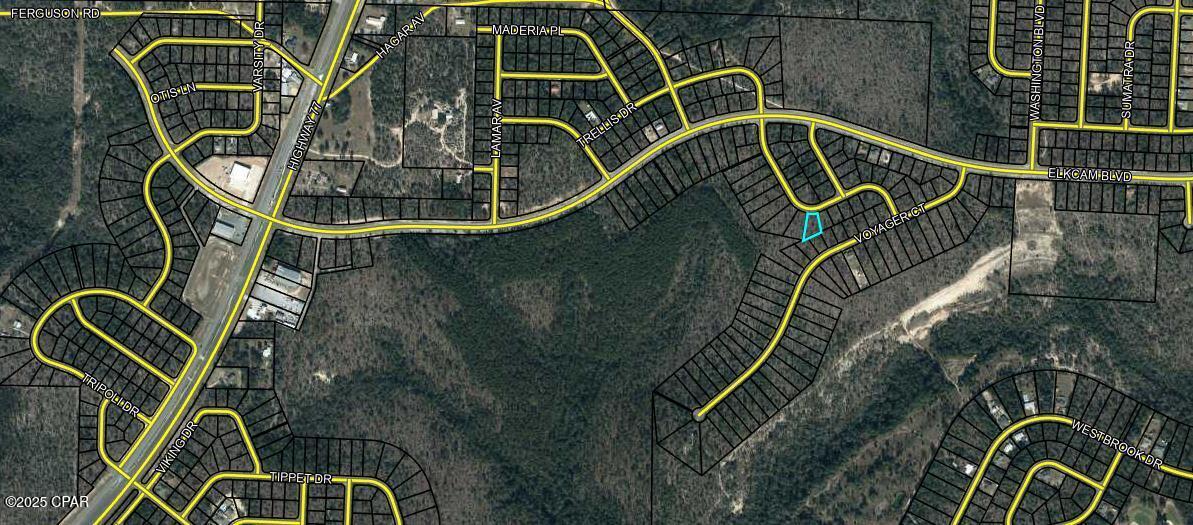 ATTENTION BUILDERS! OVERSIZED .34/acre high-and-dry/flat lot located in the peaceful and scenic Sunny Hills community. Power VERY close! Electric lines just a couple lots away. No HOA! This lot is located a short drive from Highway 77, right off Elkcam Blvd. For nature lovers and outdoor enthusiasts, Gap Lake has great fishing and is not too far away either, it is an 800+ acre freshwater paradise. Enjoy serene views of majestic cypress trees and experience excellent fishing opportunities right in your neighborhood. Additionally, a county boat ramp on Gap Lake makes for easy access to all your water adventures. Sunny Hills is a growing golf course community with a lot of new construction happening. It's ideally situated just under 30 minutes from both Chipley, Lynn Haven, and the airport- offering the best of both worlds: a slower, laid-back lifestyle while still being close to city amenities. Plus, you're less than an hour away from the white sands of Panama City Beach! Sunny Hills also offers many freshwater lakes for fishing and boating and also a swim park at spring-fed Boat Lake for seasonal fun. This deed-restricted lot is reserved for building only, ensuring a well-maintained community without the burden of HOA fees. Enjoy the tranquility and convenience of life in Sunny Hills!  Buyer is encouraged to do their own due diligence about getting electricity and water to the property. Seller is paying for title on this lot so that will save you money!