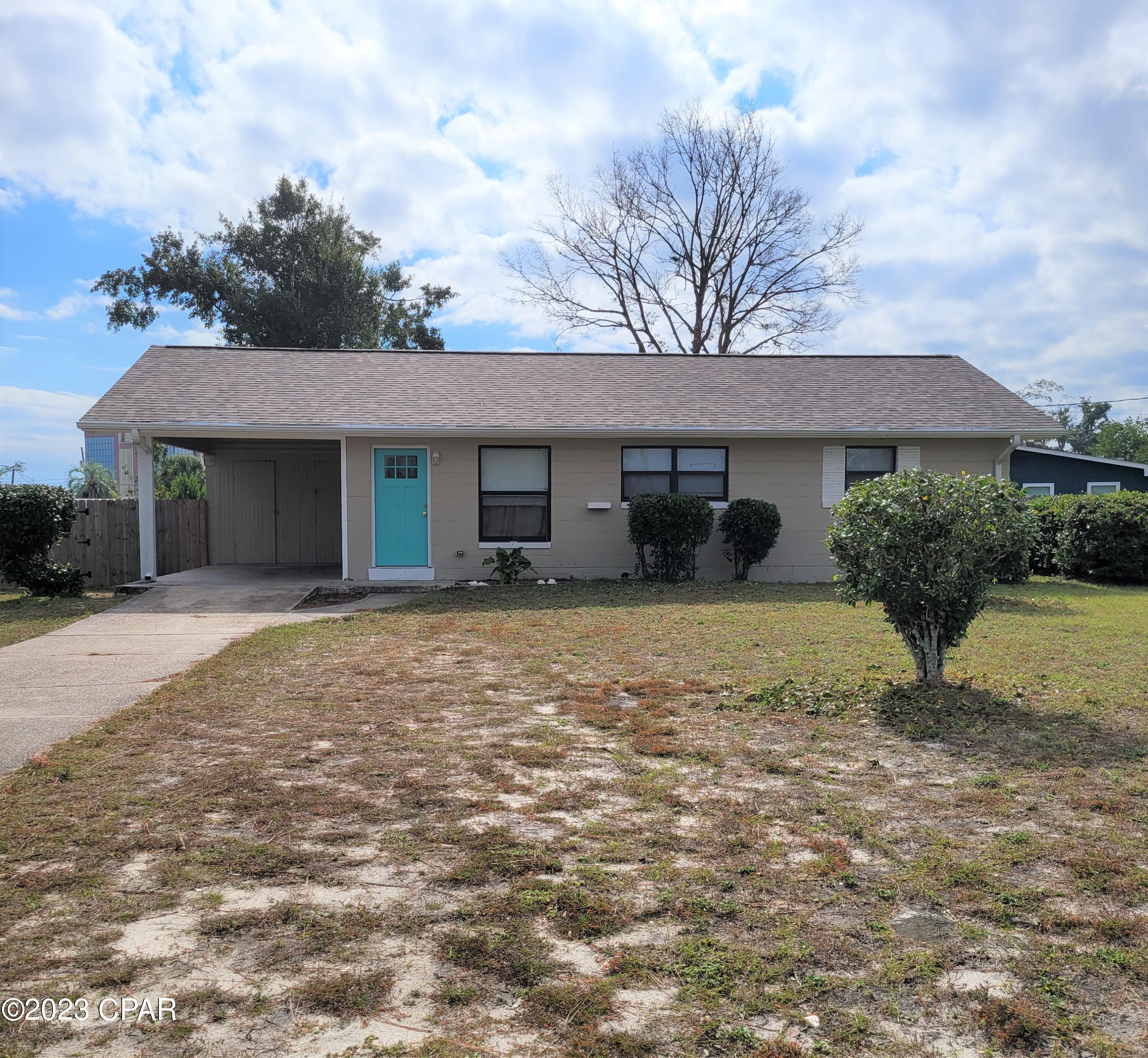 Forest Park!  Cute 3-bedroom, 1 bath home with 1 car carport and additional driveway parking.  This home features LVP flooring in the common areas and carpet in the bedrooms, eat in kitchen, glass top stove, dishwasher, refrigerator with ice maker, exterior carport storage room with W/D hookups.  Completely remodeled in 2020!  Large corner lot with large privacy fenced backyard.  Well pump is non-operational.  All Electric!