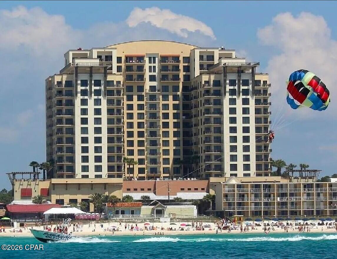 Superior open floorplan that lives large, is turn-key decorated and rental ready with all linens, accessories, housewares, electronics and furnishings included. If you haven't seen Origin yet, you've missed one of the best built condos in Panama City Beach! No other resort condominium in this market features hotel design cues...a large entrance motor court, luxurious lobby, and interior corridors with African Mahogany entrance doors and custom logo sconces. Sunrise and Sunset Event Terraces on the 15th floor are perfect for your reception or special event. Your family will love the Theater, Grand Pool Terrace with heated zero-entry pool and hot tub, dining terraces with commercial stainless grills, and onsite rental management. Partial Gulf, strip, and sunrise views. PERFECT LOCATION just steps to the white sand and sparkling Gulf, one mile East of PIER PARK and the Russell Fields Pier, near Top Golf, across from Sharky's, close to Senor Frogs, Moe's BBQ, Frank Brown Park and less than 20 minutes gate to door from the airport. Updated professional photos coming soon! INFORMATION CONTAINED HEREIN IS DEEMED RELIABLE, BUT NOT GUARANTEED. SHOULD BE VERIFIED BY BUYER. SUBJECT TO ERRORS, OMISSIONS, PRIOR SALE, CHANGES OR WITHDRAWALS WITHOUT NOTICE