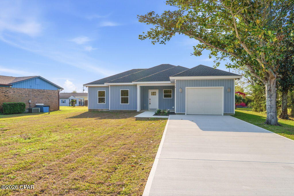 With pollen in the air and spring in bloom, this home is ready for its perfect buyer. Could that be you?

Step into this exquisite, brand-new construction home in the heart of Panama City's thriving east side. This 4-bedroom, 2-bathroom showcases modern elegance, impeccable finishes, and a generous 0.34-acre lot, a rare gem at this price point. 

The open-concept living area exudes sophistication with durable luxury vinyl plank flooring, abundant natural light, and a seamless flow between the living, dining, and kitchen spaces, perfect for refined entertaining or effortless everyday living. The gourmet kitchen boasts granite countertops, crisp white shaker cabinetry, and expansive island, creating a sleek, contemporary lifestyle.

The primary suite offers a private sanctuary with a custom-tiled walk-in shower and premium finishes. Three additional bedrooms provide versatility for guests, a home office, or growing families.

Set on a spacious lot with no HOA, this property provides ample room to add a pool, store a boat or RV, or craft your ideal outdoor retreat. Ideally positioned near Tyndall Parkway, enjoy convenient access to shopping, dining, schools, and Tyndall Air Force Base.

Perfect for first-time buyers, military families, or investors seeking a turnkey property in a rapidly developing area, this newly built home combines modern luxury with unmatched practicality. Don't miss the chance to claim a move-in ready residence in one of Panama City's most sought-after corridors. ✨