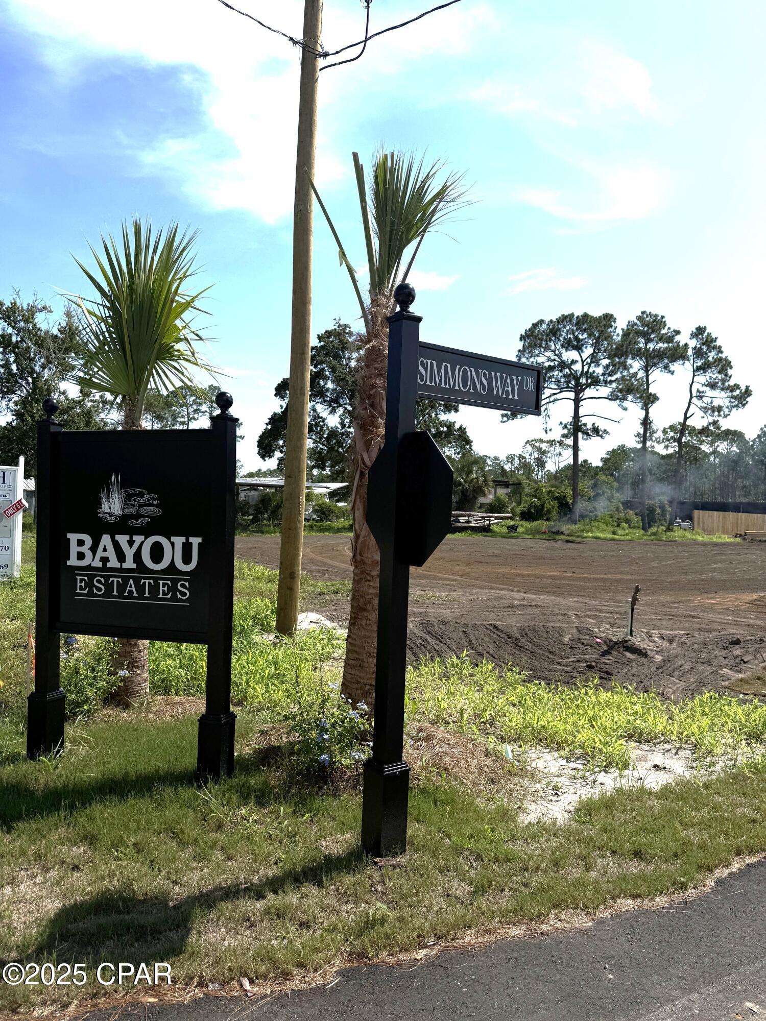 NEW RV APPROVED BAY VIEW LOTS NEAR CAPE SAN BLAS AND PRESNELL'S BAYSIDE MARINA!!!!Lots will have paved road, water, sewer, and electric. With the current zoning, the lots are also eligible for rental by the day, week, or month. Subject to very reasonable restrictions, with NO HOA. Great location at Simmons Bayou and just minutes from Cape San Blas. Other parcels are available. Owner is a licensed real estate broker. Some dimensions were obtained from the Gulf PA site.