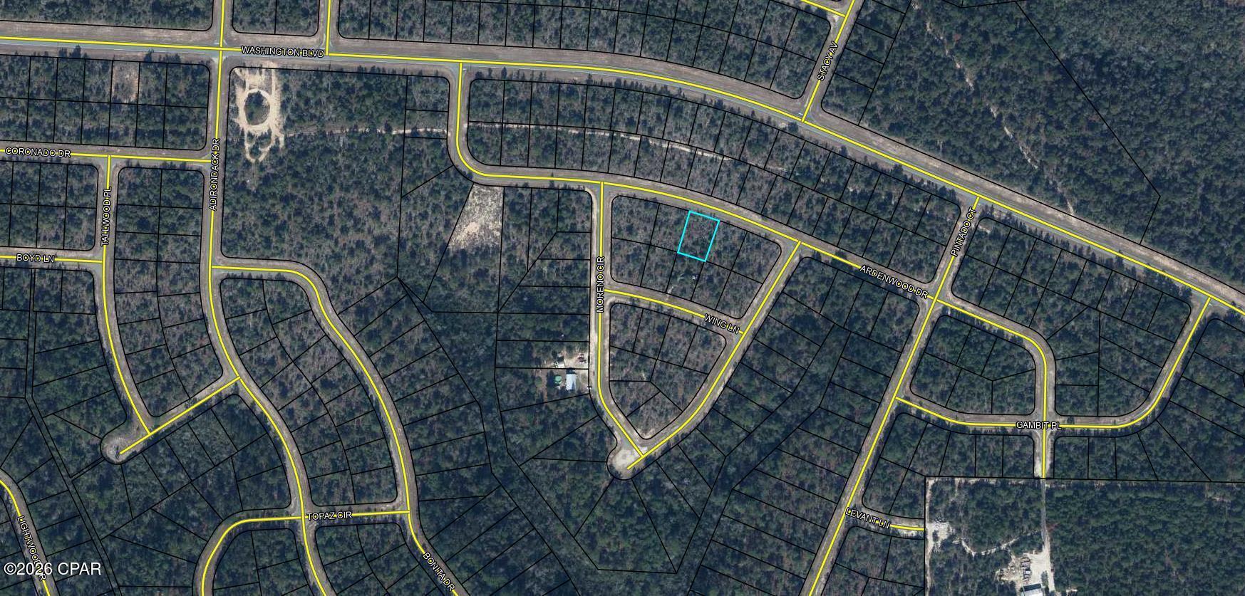 Surveyed residential lot located in Sunny Hills offering a peaceful setting for a future home.  Sunny Hills amenities include several fishing lakes, seasonal swimming at Boat Lake with its white sandy beach, and an 18-hole golf course. The seller also has eight additional surveyed lots listed in various areas of Sunny Hills and may consider a package deal. Buyer is responsible for the owner's title policy, documentary stamps on the deed, and the title company closing fee.