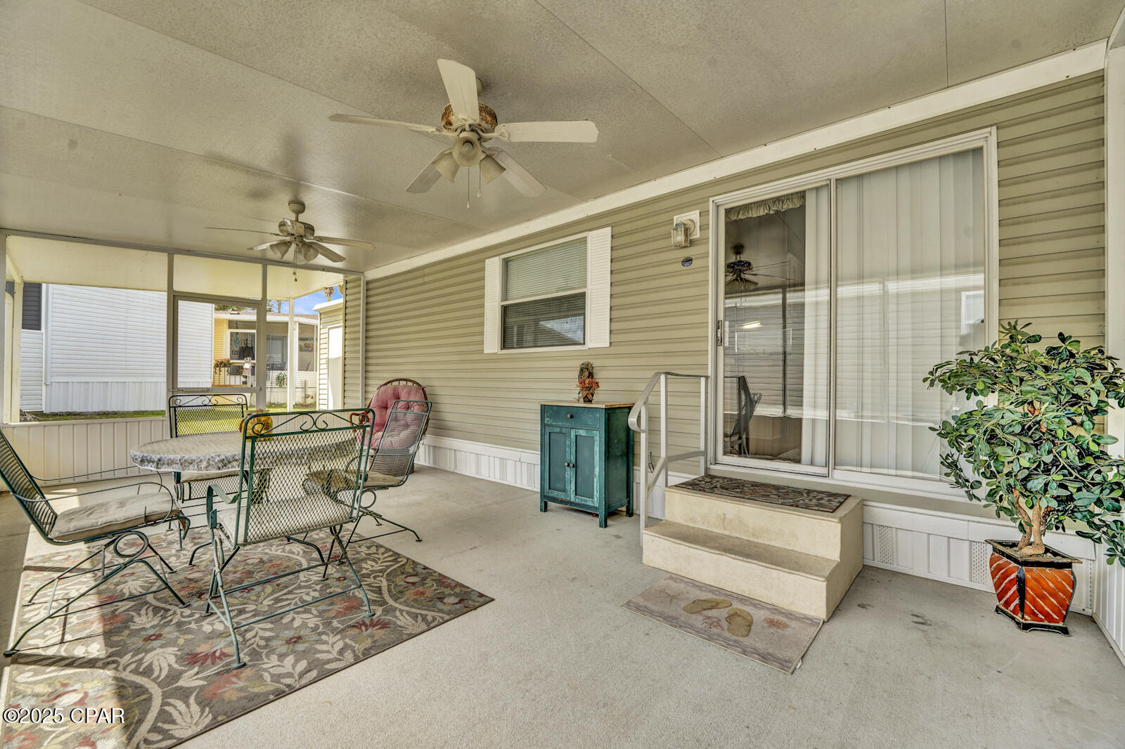 Discover your coastal oasis nestled within the family-oriented community of Emerald Pointe Resort. This beautifully maintained, cozy beach property is being sold turn-key furnished and move-in ready for you and your family to begin making memories! The property features a large screened in porch, one bedroom, one bathroom, an attached carport, attached storage building with stackable washer/dryer, and a large lots with room to add on. It is perfect for a full-time residence, vacation home, or investment property. Emerald Pointe Resort is a golf cart friendly, gated community located in the heart of Panama City Beach close to restaurants, shopping, and the world's most beautiful beaches. Amenities include a large clubhouse, exercise room, 2 pools (one heated seasonally), hot tub, lake with boardwalk, and shuffleboard court. HOA fee includes water, sewer, garbage, cable, and lawn service. Call for a showing today - and make it your new beach home away from home! All information including age, square footage, lot and room sizes approximate. Please verify if important.