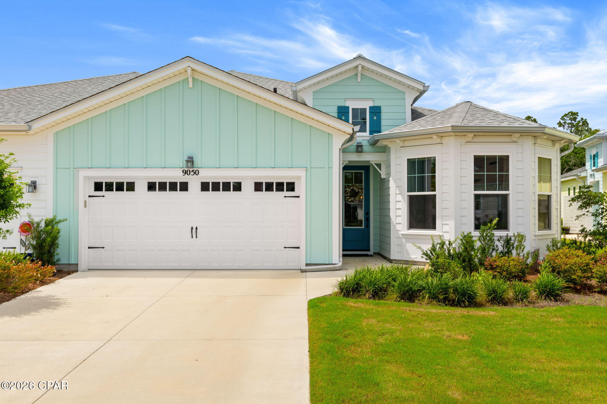 Welcome to one of the most unique and highly customized homes in Latitude Margaritaville Watersound! Located in the sought-after Phase 6BC, this exceptional Nevis Villa has been thoughtfully redesigned and upgraded to create a truly one-of-a-kind residence.

At the heart of the home is a spectacular $100,000+ gourmet kitchen that will impress even the most discerning chef. Featuring state-of-the-art Thermador appliances, a built-in Thermador refrigerator and separate freezer, 6-burner dual oven gas range, custom vent hood, pot filler, built-in coffee machine, warming drawer, wine/beverage refrigerator, porcelain sink, stunning hand-poured Moroccan tile backsplash, and gorgeous Tau quartzite countertops. Custom designer cabinetry with offers incredible functionality with features including a spice drawer, mixer lift, specialized storage solutions, and abundant workspace. This extraordinary kitchen must be seen in person to be fully appreciated.

The open-concept floorplan is ideal for both everyday living and entertaining, offering a spacious Great Room with a cozy gas fireplace, an inviting dining area, and a versatile den featuring French doors and a custom-built dry bar with cabinetry and butcher block countertop.

The private owner's suite offers a luxurious retreat with a beautifully upgraded ensuite bath featuring a frameless glass shower enclosure. The guest bedroom is conveniently located adjacent to a fully upgraded bath, providing comfort and privacy for visitors.

Step outside to enjoy the covered porch and screened lanai overlooking a peaceful preserve setting, creating the perfect place to relax and enjoy Florida's beautiful weather.

Additional upgrades include:
8-foot interior doors, Designer lighting and ceiling fans, Custom interior paint, Whole-house water filtration system, Attic stairs for additional storage access, Coated garage floor, Spacious laundry room with abundant cabinetry, Washer and dryer included
All TVs remain, Sonos speaker system remains. *Furniture available for purchase separately.

Enjoy added peace of mind with a Builder Master Care Warranty through October 2026 and a 10 structural warranty from the original build date.

The Villa HOA provides outstanding low-maintenance living, including lawn care/ landscaping maintenance, exterior painting, and roof replacement on a scheduled maintenance program.

Latitude Margaritaville Watersound offers a resort-inspired lifestyle unlike any other on Florida's Emerald Coast. Residents enjoy a world-class amenities campus featuring a 2 story full service restaurant, resort-style pool, fitness center, pickleball and tennis courts, walking and biking trails, live entertainment, social clubs, events, and endless opportunities to stay active and connected. Located along the Intracoastal Waterway and just 7 miles from the white-sand beaches of Panama City Beach, residents also enjoy convenient access to Pier Park, Northwest Florida Beaches International Airport, dining, shopping, boating, and the exciting new commercial district anchored by a future Publix grocery store, as well as a new hospital currently under construction just minutes away. This is more than a home--it's a lifestyle.