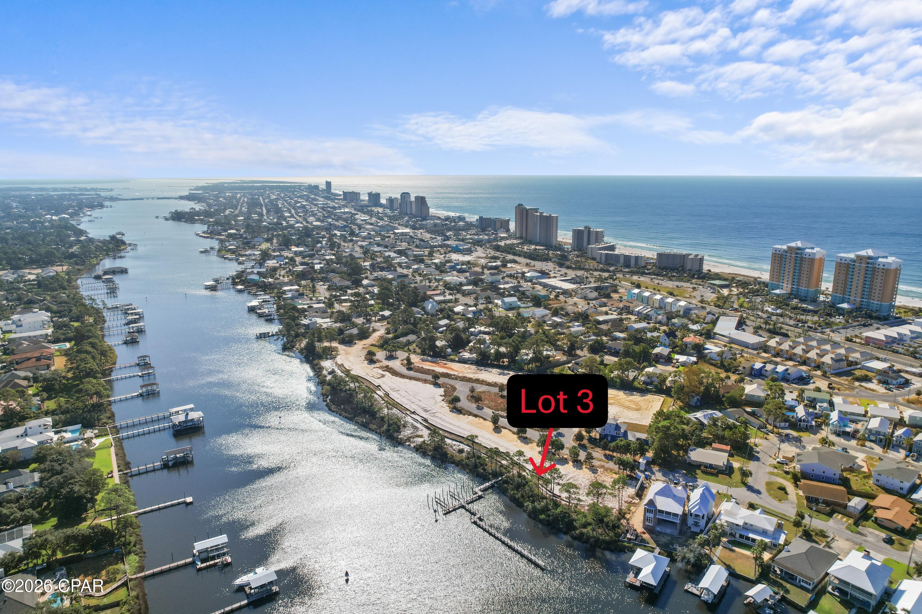 LAST ON THE LAGOON! Gated community on South Grand Lagoon with homesites and new construction homes available. The Lot 3 homesite will have boat slip on community dock. Less than one mile to Rick Seltzer Park. All homes will have access to the community pool and green space. Drink your coffee on the covered patio while watching the dolphins play. Appraisal in hand!
*USE 7900 S LAGOON DRIVE IN GPS*