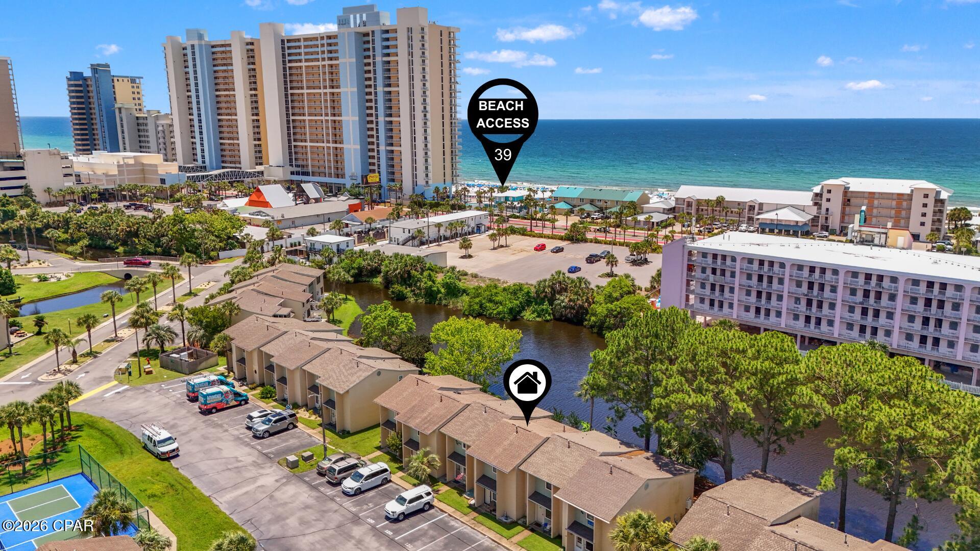 Waterfront with stunning views, a rare 3-bedroom, 3.5-bath with a downstairs master suite, and just a 2-minutes walk to the sand. You can keep dreaming... or you can own it! Search on YouTube ''For Sale 122 Robin Ln in Gulf Highlands Beach Resort'' for video tour. Ever wanted to catch a fish, walk to the beach, and still make it back before your coffee gets cold?! Well, this is The Place! Enjoy gorgeous canal views from the master bedroom, kitchen, and living room, creating the perfect backdrop for your coastal retreat. Offered fully furnished and move-in ready, this home includes two assigned parking spaces directly in front of the unit. Conveniently located across from one of the community's 11 pools and the pickleball courts, this property is your gateway to relaxed beach living or a high-performing vacation rental. Whether you're looking for a personal getaway or a turnkey investment with strong income potential, you'll appreciate the unbeatable location, tropical atmosphere, and privacy this unit offers.
Homes like this are hard to find. The downstairs master suite with a full bath is a rare feature in the community, offering added convenience and flexibility for owners and guests alike.

The low HOA fee includes an impressive list of amenities: 11 pools (5 heated), beachfront pool and clubhouse, tennis courts, pickleball, shuffleboard, mini golf, fitness center, playgrounds, WiFi, pest control, termite bond, trash service, grounds maintenance, gated security, and more.
Whether you're searching for a primary residence, second home, or income-producing property, opportunities like this don't come around often. Schedule your private showing today.