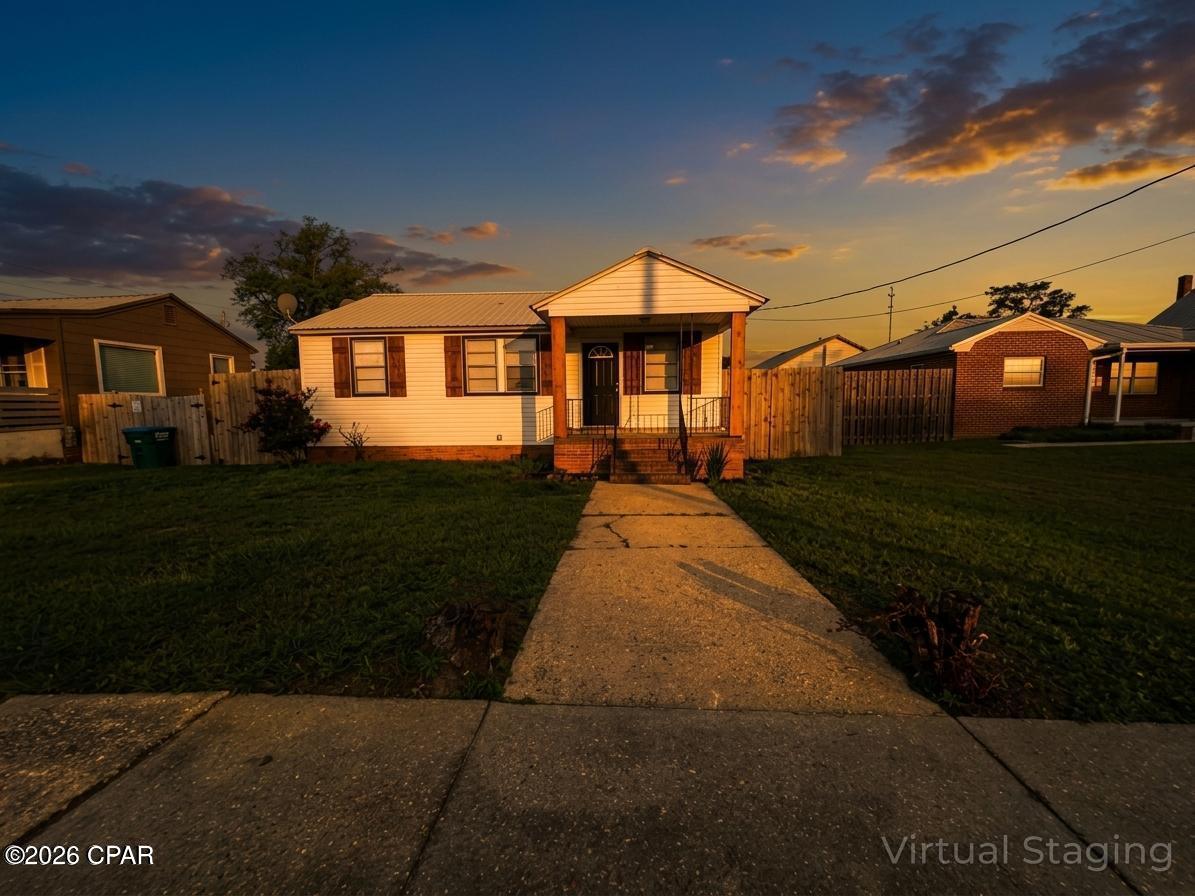Recently remodeled and move-in ready, this 3-bedroom, 1.5-bath home puts you in the heart of downtown Marianna. The updated interior offers a bright, open living area, a modern kitchen with new stainless-steel appliances, and stylish fixtures throughout. Each bedroom features colored LED lighting and TV shelves to help keep entertainment neatly organized. Practical updates include a hallway closet and stackable washer/dryer hookups. Outside, a large back deck is perfect for grilling and relaxation, and the private fenced backyard includes an outbuilding for extra storage. With a prime downtown location, this home blends classic charm with contemporary conveniences. Schedule your tour today and envision the easy, vibrant lifestyle that awaits. Some photos are virtually​​‌​​​​‌​‌​​​​‌​​‌​​​​‌‌ staged.