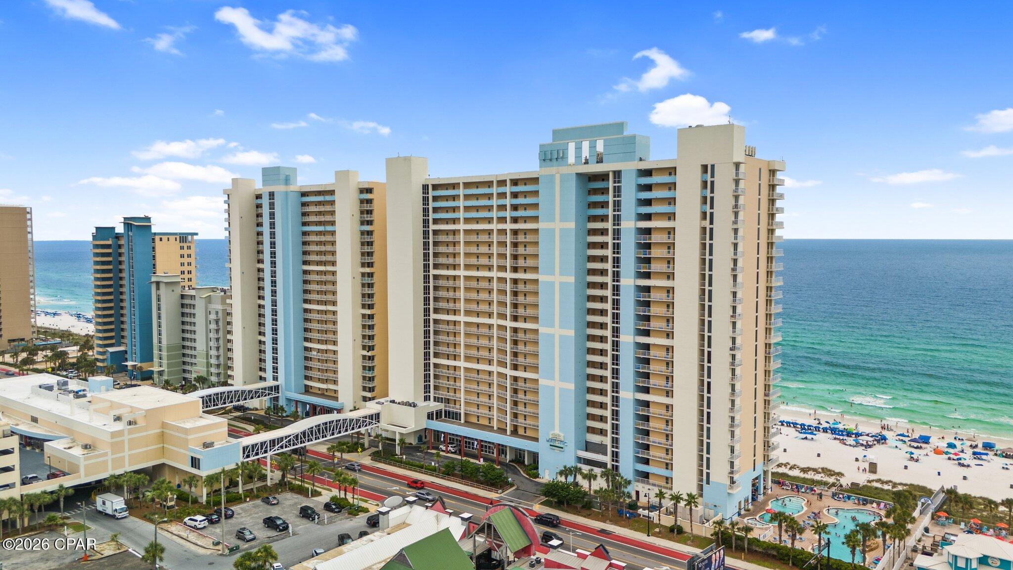 Two bedroom Gulf front unit with spacious balcony. Unit projections $40-50K and could do more if renovated. New appliances, AC unit and hotwater heater.

 The Majestic Beach Resort offers guests stunning new facilities. There are five pools and two outdoor pools, one of which includes a kiddie pool, plus two heated indoor pools. On-site, the Majestic Theatre shows movies every Friday and Saturday night. The onsite Majestic Market is open seven days a week and features a Starbucks, fresh breakfast pastries and muffins, delicious sandwiches, salads, and pantry items