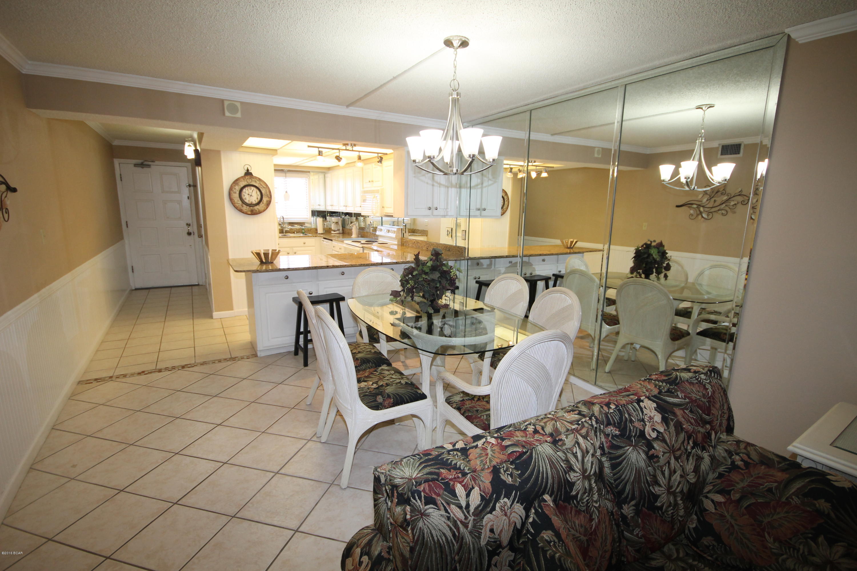 This 12th floor unit is a must see unit. The unit overlooks the Gulf and swimming pools. The complex has 24 hour security, two pools, one heated with kiddie pool,hot tubs, tennis courts, exercise room, game room and even a large party room with kitchen for entertaining. There are few complexes on the the beach that have the amenities that Regency has. This is the perfect floor and is a great opportunity for someone to obtain a second home or a great investment. The Regency has a great rental history. All information is believed to be correct but buyer should verify all information.