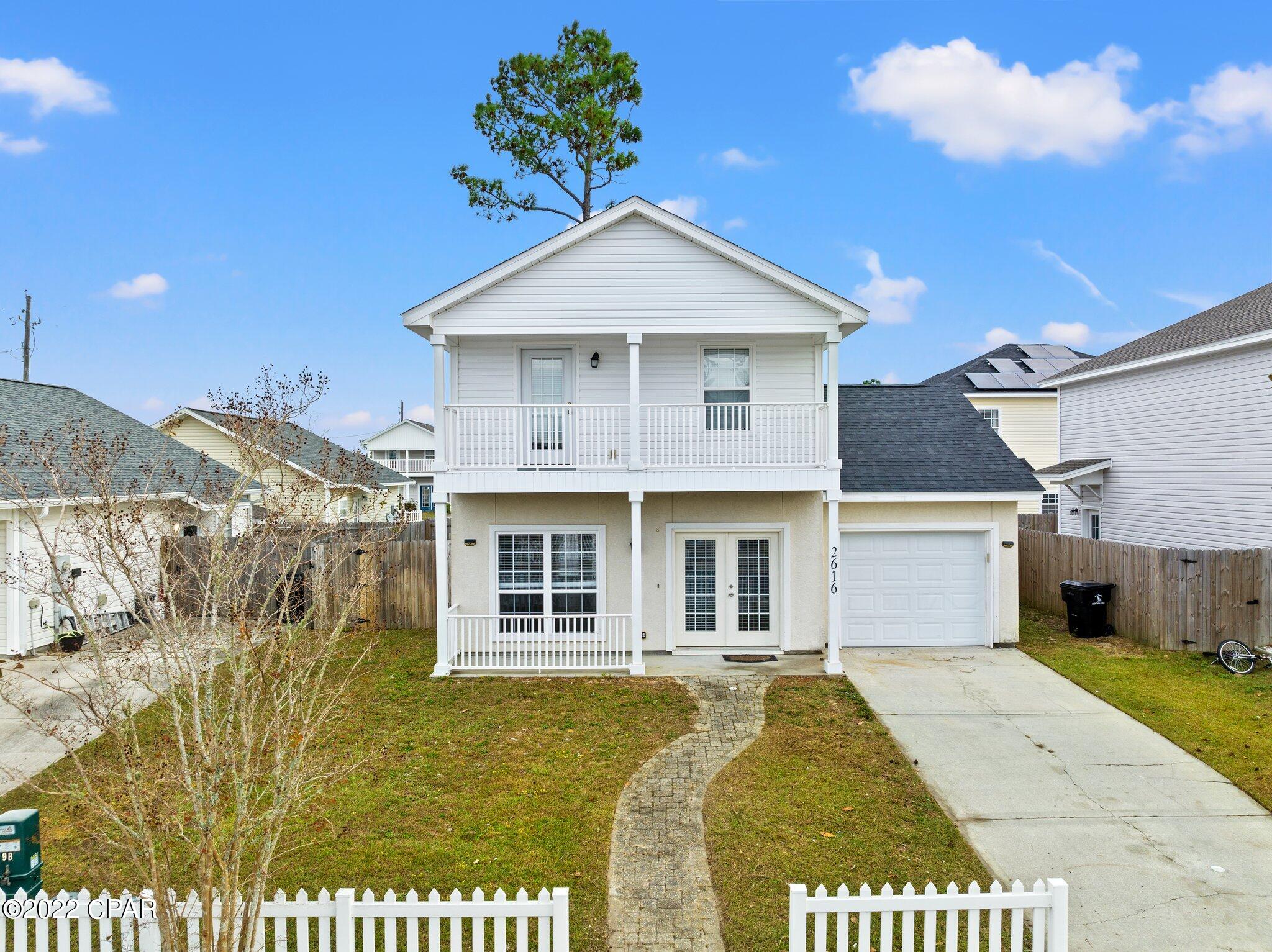 'CURRENTLY UNDER CONTRACT, SELLER WILL CONSIDER BACKUP OFFERS' New roof put on in February 2022, fresh coat of interior paint and baseboards, professionally cleaned carpets and tile!



This 2-story home has 3 bedrooms, 2 full bathrooms plus a half bath right off the kitchen. On the first floor you'll find an open and bright living room, dining room and kitchen. The kitchen offers black appliances, ample cabinetry, and a breakfast bar. On the second floor you'll find all 3 bedrooms, the master bedroom boasts a trey ceiling, walk-in closet, en suite, and a full balcony.



This 2-story home is centrally located in the Avondale Estates subdivision, close to Tyndall AFB and town. 



All measurements, info, and sizes are approx, please verify if important.