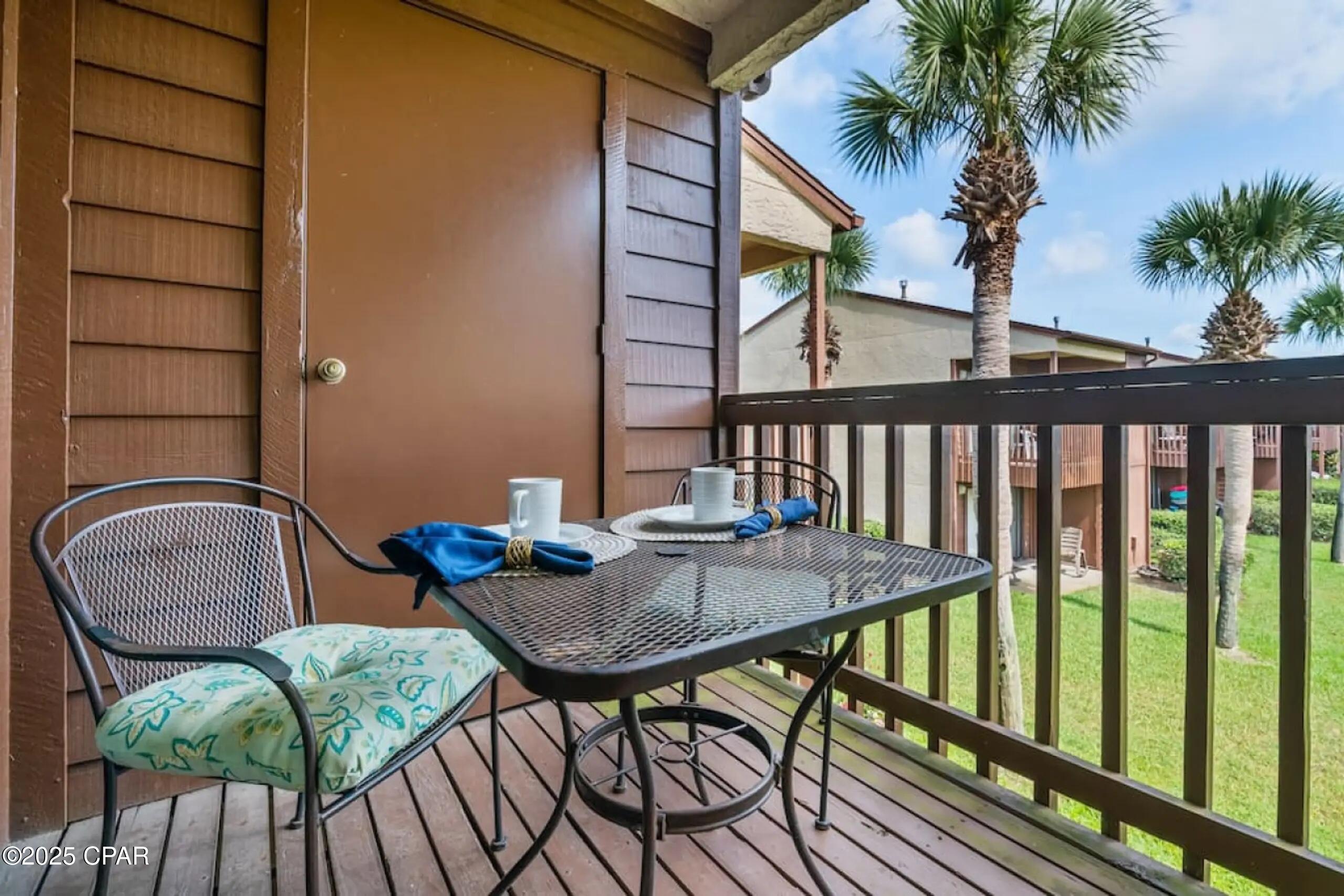 This beautifully updated residence at Beachwalk Resort offers an exceptional opportunity on the highly desirable West End of Panama City Beach. Thoughtfully upgraded for both style and long-term value, this 2-bedroom, 2-bathroom coastal retreat is truly move-in ready. Recent improvements include new countertops and flooring (2021), a fresh, modern interior paint palette, a brand-new HVAC system (2023), and a new roof--providing peace of mind and effortless ownership. The bright, open-concept layout creates a seamless flow between the kitchen and living spaces, perfect for entertaining or relaxing after a day at the beach. Upstairs, the spacious primary suite features a private balcony--an ideal spot to enjoy morning coffee or unwind in the evening with coastal breezes. Beachwalk Resort offers a community pool, shuffleboard courts, and convenient access to the sugar-white sands just moments away. Ideally located near Pier Park, dining, shopping, and the scenic 30A corridor, this property combines privacy with accessibility. Whether you're looking for a vacation home, income-producing rental, or full-time residence, this one checks all the boxes. Currently one of the most competitively positioned updated units within the community, this is a standout opportunity for buyers seeking value on the West End. Schedule your private showing today. 🌊✨