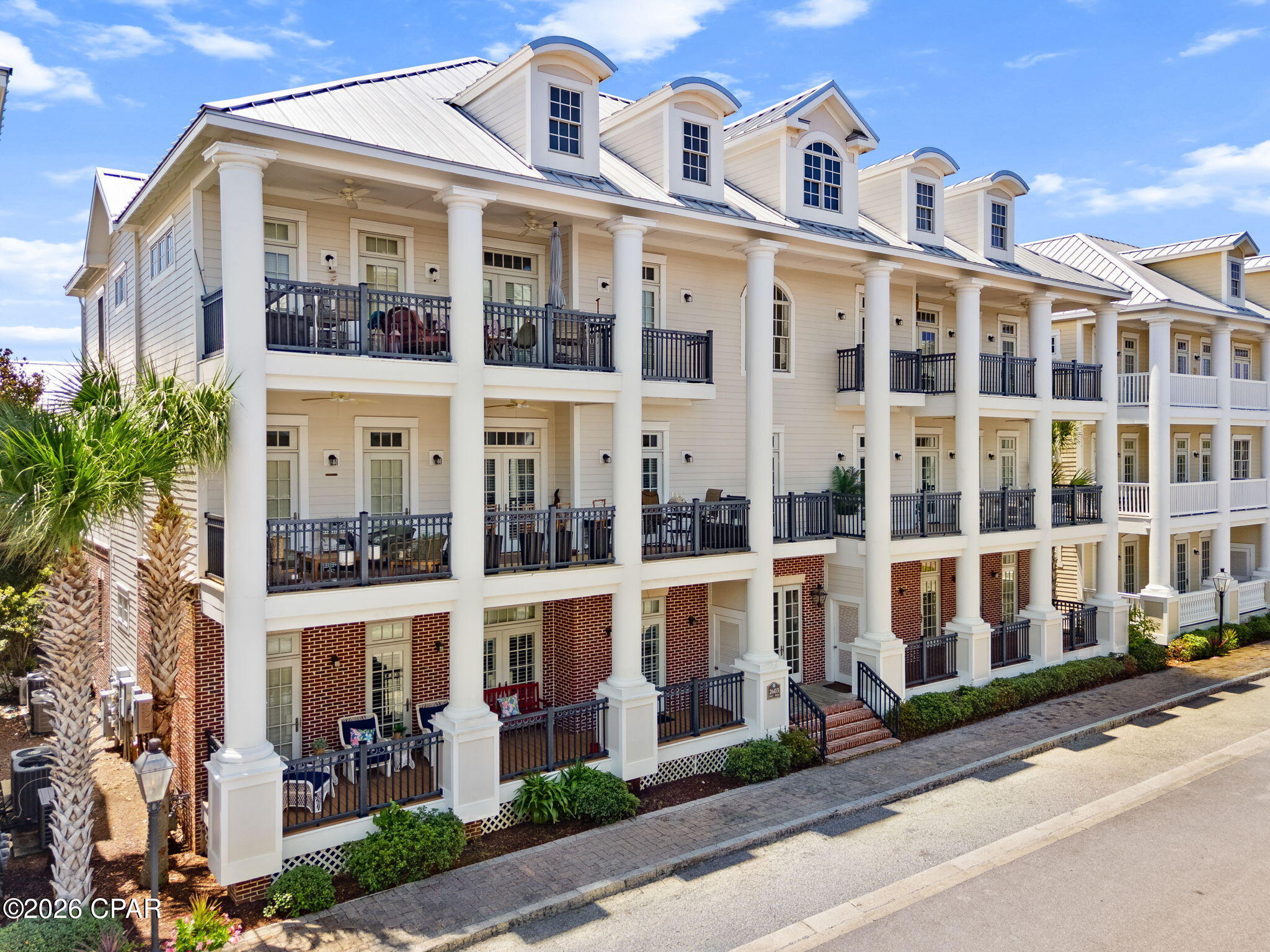 Welcome to Waterhaven, where luxury meets low maintenance living. Simply bring your belongings and enjoy the lifestyle while the condominium association takes care of the rest. Even better, this is currently the lowest priced per square foot unit in Waterhaven.

Designed for both entertaining and everyday living, the kitchen opens to a spacious family room filled with natural light. Elegant columns add character, while the chef's kitchen features Viking appliances, a Sub Zero refrigerator, granite countertops, a six burner natural gas cooktop, a wine refrigerator, and a large island with seating for casual dining. Hardwood floors, new carpet, and a freshly painted deck complete the home's recent updates.

The spacious primary suite is a true retreat, featuring tray ceilings, private access to the oversized balcony, and a luxurious en suite bathroom with dual vanities, a Jacuzzi soaking tub, a tiled walk in shower with a glass enclosure, and a custom walk in closet.

The two additional bedrooms are connected by a Jack and Jill bathroom, while a separate guest bathroom provides added convenience for visitors.

One of the most unique features of this home is the upstairs flex space, perfect for a home office, media room, guest space, workout area or additional sleeping area.

For added convenience, the unit includes both an exterior elevator and a beautiful interior staircase. Parking is available at both the front and rear of the home.

Waterhaven offers gated resort style amenities surrounded by beautifully maintained, mature landscaping and decorative paver sidewalks. Residents enjoy a heated pool, marina, private dock, beach loungers, boat ramp, grilling area, and easy access to fishing, boating, sailing, kayaking, paddleboarding, swimming, and snorkeling. A storage yard located across the street is available for recreational vehicles, boats, and trailers, subject to availability.

If you've been searching for luxury, convenience, and an exceptional waterfront lifestyle, this Waterhaven residence is one you won't want to miss. Schedule your private showing today. Buyer to verify all information that is deemed important.