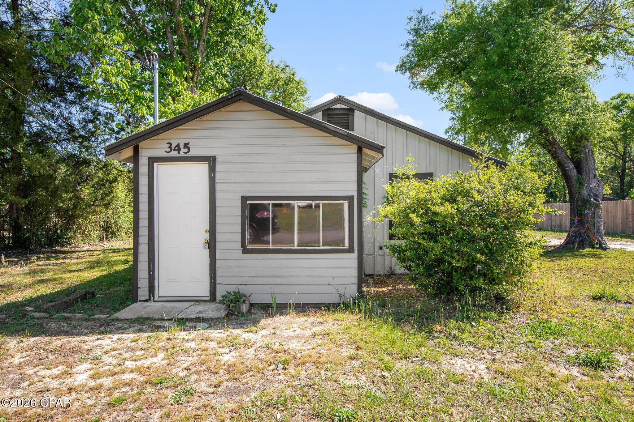 Cozy fixer-upper opportunity in Crestview! This home sits on a spacious lot with mature trees and plenty of room to expand or reimagine the outdoor space. Featuring a covered front porch and a simple, functional layout, this property is ready for your vision and updates.
The large yard offers great potential for outdoor living, gardening, or future improvements, while the existing structure provides a solid starting point for renovation. Public utilities are already in place, adding to the convenience and value.
Located just minutes from shopping, dining, and major roadways, this property is ideal for investors, flippers, or buyers looking to create a personalized space. No HOA.
Bring your ideas and make it your own!