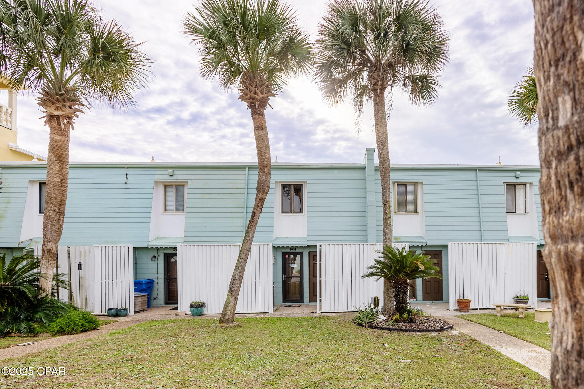 CURRENTLY UNDER CONTRACT, SELLER WILL CONSIDER BACKUP OFFERS
Wake up to the sound of waves and step directly from your patio onto the sugar-white sands of Panama City Beach. This rare Gulf-front townhouse offers unobstructed views, private beach access, and a setting that captures the essence of classic coastal living.

The main living level features a bright, open layout with tile flooring and recessed lighting. The kitchen offers generous cabinetry, ample counter space, and a breakfast bar that flows naturally into the dining and living areas. Just inside the Gulf-side exit, a wet bar with ice maker adds convenience for beach days and outdoor entertaining, allowing effortless transitions between indoor comfort and outdoor living.

Outdoor spaces truly define this home. An oversized Gulf-front patio overlooks the dunes and opens to a private boardwalk leading straight to the beach, creating a direct and seamless connection to the shoreline. Upstairs, the primary suite enjoys beautiful Gulf views, private balcony access, and an en-suite bath. A second bedroom and additional full baths provide comfort and flexibility for family or guests.

Concrete block construction, interior laundry, excellent storage, and a thoughtfully designed two-story layout complete the offering. Lovingly maintained and never used as a rental, this home reflects pride of ownership throughout.

Located on Surf Drive in the established Silver Sands Beach area, this property offers a quieter beachfront setting while remaining close to dining, shopping, and local attractions.