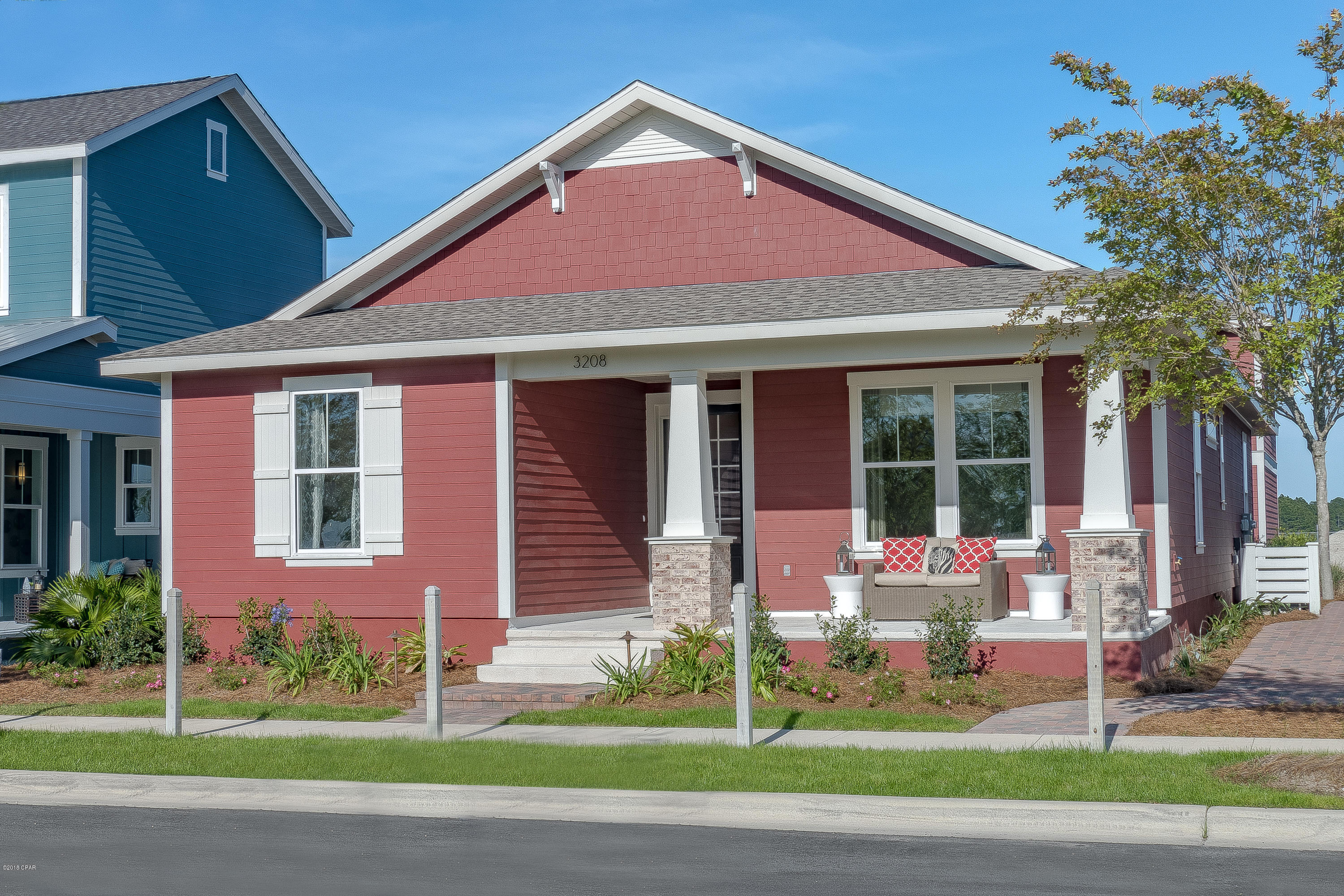 This home features the Anna Maria floor plan with a Coastal Elevation. This house is a new construction Model Home Example and not the actual house being built. SB home shown has custom and optional features. Please ask agent for standard feature list.