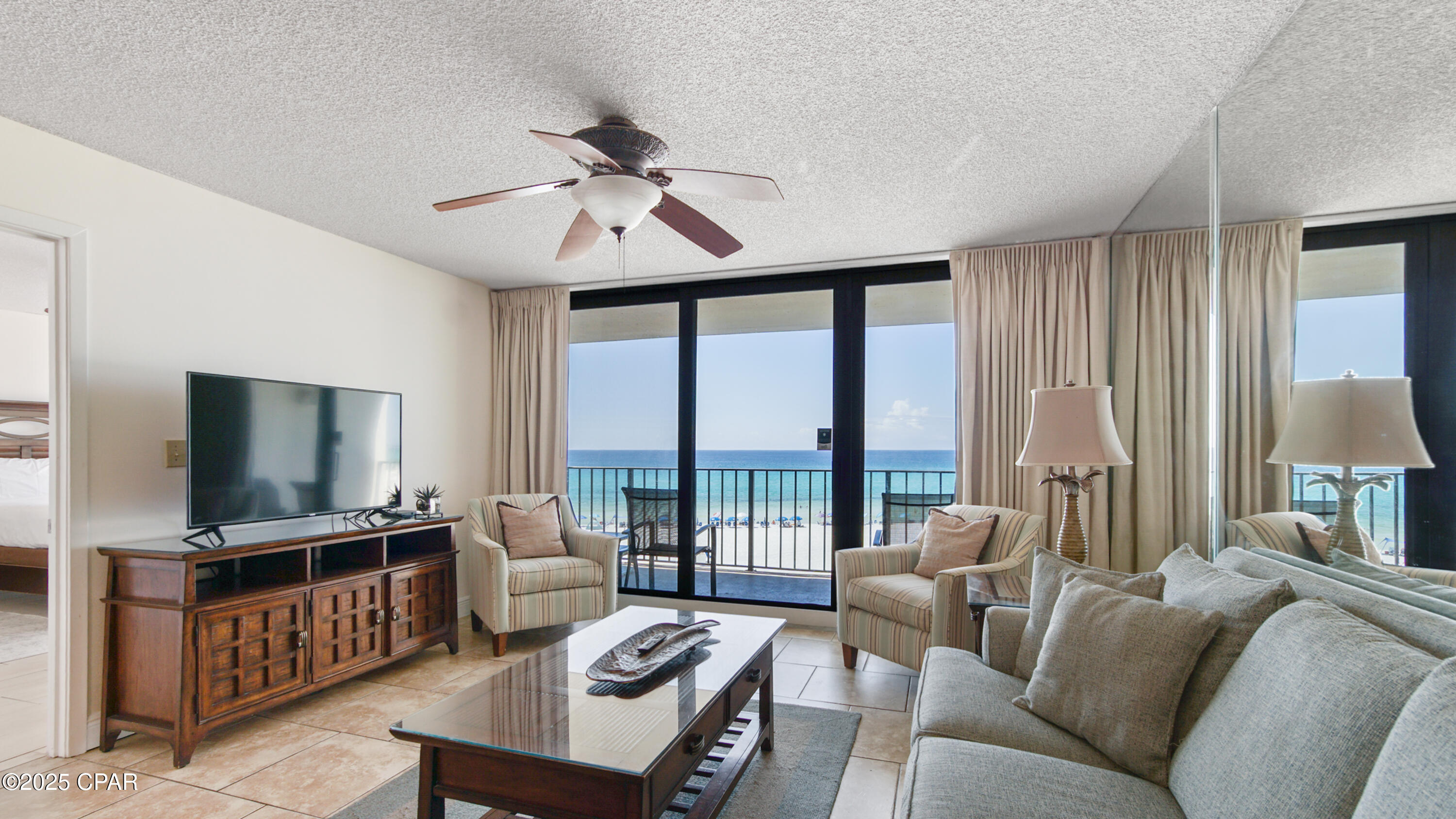 Welcome to Unit 303 at Edgewater Resort! This lower-level unit is a stunning 3-bedroom, 3 bath condo offering breathtaking views of the Gulf. This spacious residence combines comfort and style perfect as a private home or an investment opportunity.
Step inside to find an open concept living and dining area filled with natural light and direct balcony access, ideal for enjoying the coastal breeze and panoramic water views.
The fully equipped kitchen features modern appliances, ample storage and a convenient breakfast bar for casual dining.
The condo includes three generously sized bedrooms each with its own full bathroom, ensuring privacy and convenience for family and guests. The master suite boasts direct balcony access, a large ensuite bath with double vanities and a soaking tub.
Resort amenities include multiple beachfront pools and hot tubs, lagoon style pool with waterfalls, on site dining and market, fitness center, spa services, tennis , golf, pickleball facilities and 24/7 gated security.
With its prime gulf front location and amenities this unit offers the ultimate Panama City Beach lifestyle.
Book a showing today!