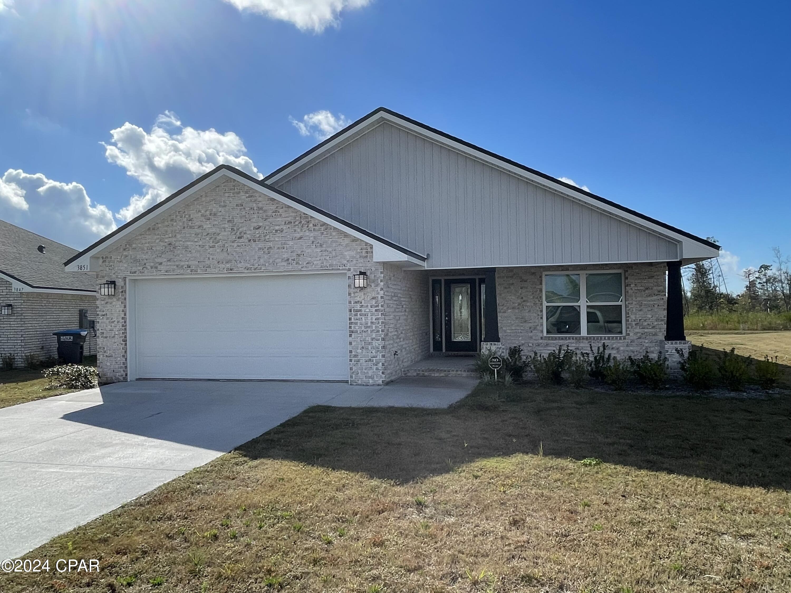 Beautiful new construction home in the much desired College Station community. Located conveniently off 231, your commute anywhere in Bay County will be made simple. This 4 bed 2 bath home is pet friendly! 3851 Redbud way boasts an open concept floor plan with a large kitchen area perfect for preparing meals or hosting events. This rental comes with all appliance one needs to me move in ready. Reach out to see your new home today!