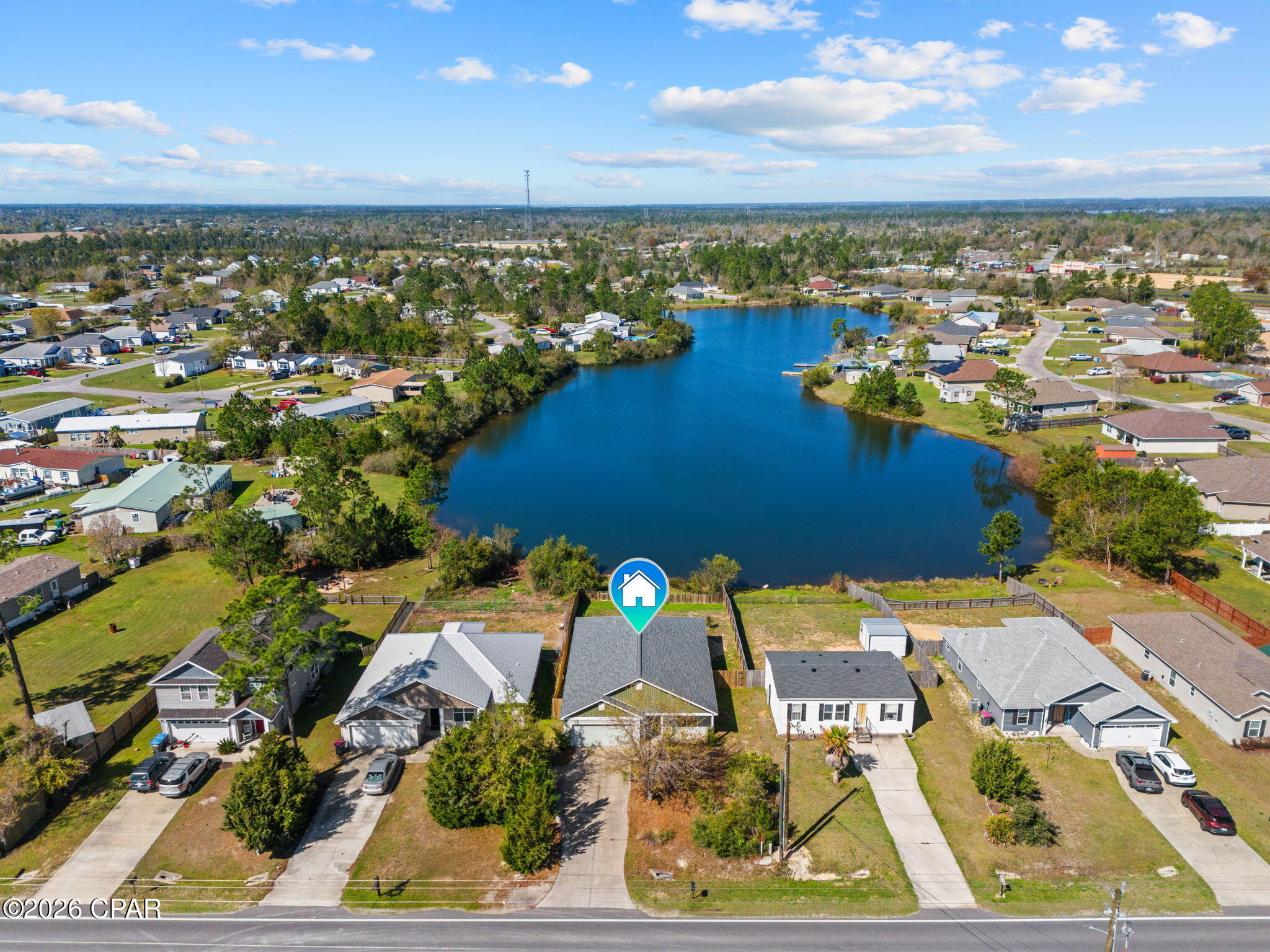 CURRENTLY UNDER CONTRACT, SELLER WILL CONSIDER BACKUP OFFERS

Welcome to 6928 Bayou George Drive, a well-maintained 3-bedroom, 2-bathroom home offering comfort, functionality, and value in a convenient Panama City location.... with no HOA.

This home features a practical layout designed for everyday living, with inviting living spaces and a natural flow throughout. Whether you're relaxing at home or hosting guests, the floor plan offers flexibility to suit a variety of needs.

Enjoy views of a large pond that create a more private, secluded feel--while still being just a short drive to local stores, restaurants, schools, and Tyndall Air Force Base. It's the balance of peaceful surroundings and everyday convenience that many buyers hope to find.

The fully fenced backyard adds even more appeal, providing a ready-to-enjoy outdoor space ideal for pets, entertaining, or simply unwinding.

This property presents an excellent opportunity for buyers seeking affordability without sacrificing key features.  

With its combination of features, location, and value, this home is a must-see!

If important, buyer to verify information and measurements.