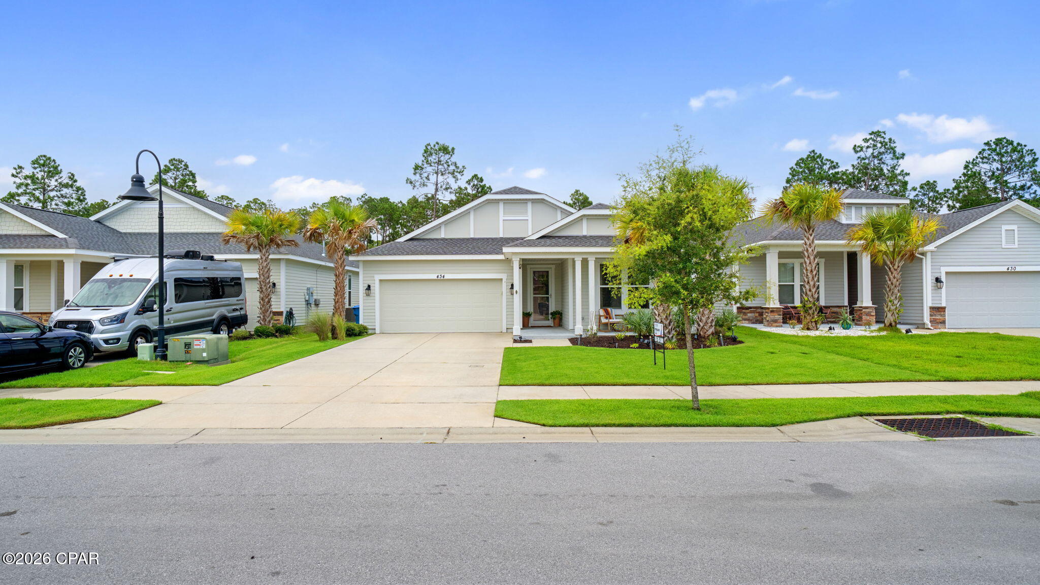 Welcome to 1630 sq. ft. of Exceptional Coastal Living Carolina Trigger by Samuel Taylor Homes!
Located in one of the hottest and most sought-after communities on the Beach, this beautifully upgraded Trigger Carolina floor plan offers the perfect blend of elegance, comfort, and quality construction.

Built above hurricane code with 2x6 exterior wall framing, a hurricane tie-down rod and anchor system, architectural shingles, and enhanced insulation ratings, this home provides peace of mind along with superior energy efficiency.

Step inside to find a thoughtfully designed single-level layout featuring 9' and 10' ceilings, custom paint, designer lighting fixtures, and new Caliwood flooring throughout. The stunning kitchen includes quartz countertops, a gas range, microwave, dishwasher, garbage disposal, and an upgraded refrigerator, making it ideal for cooking and entertaining.

The outdoor living spaces are truly an extension of the home, with a screened rear porch overlooking a professionally enhanced backyard featuring 1,700 sq. ft. of white/tan/charcoal pavers, a HotSpring hot tub, vinyl fencing on the sides, and rod iron fencing along the rear to showcase serene views of the Nature Reserve greenspace -- land that can never be built on. It's the perfect place to relax, entertain, and enjoy the beach lifestyle.

Additional features include:
2-car garage
70'' Samsung TV conveys
Gas utilities
Beautiful architectural details inside and out!

Don't miss this incredible opportunity to own a meticulously designed and well-maintained home in a premier Beach community. Schedule your showing today!