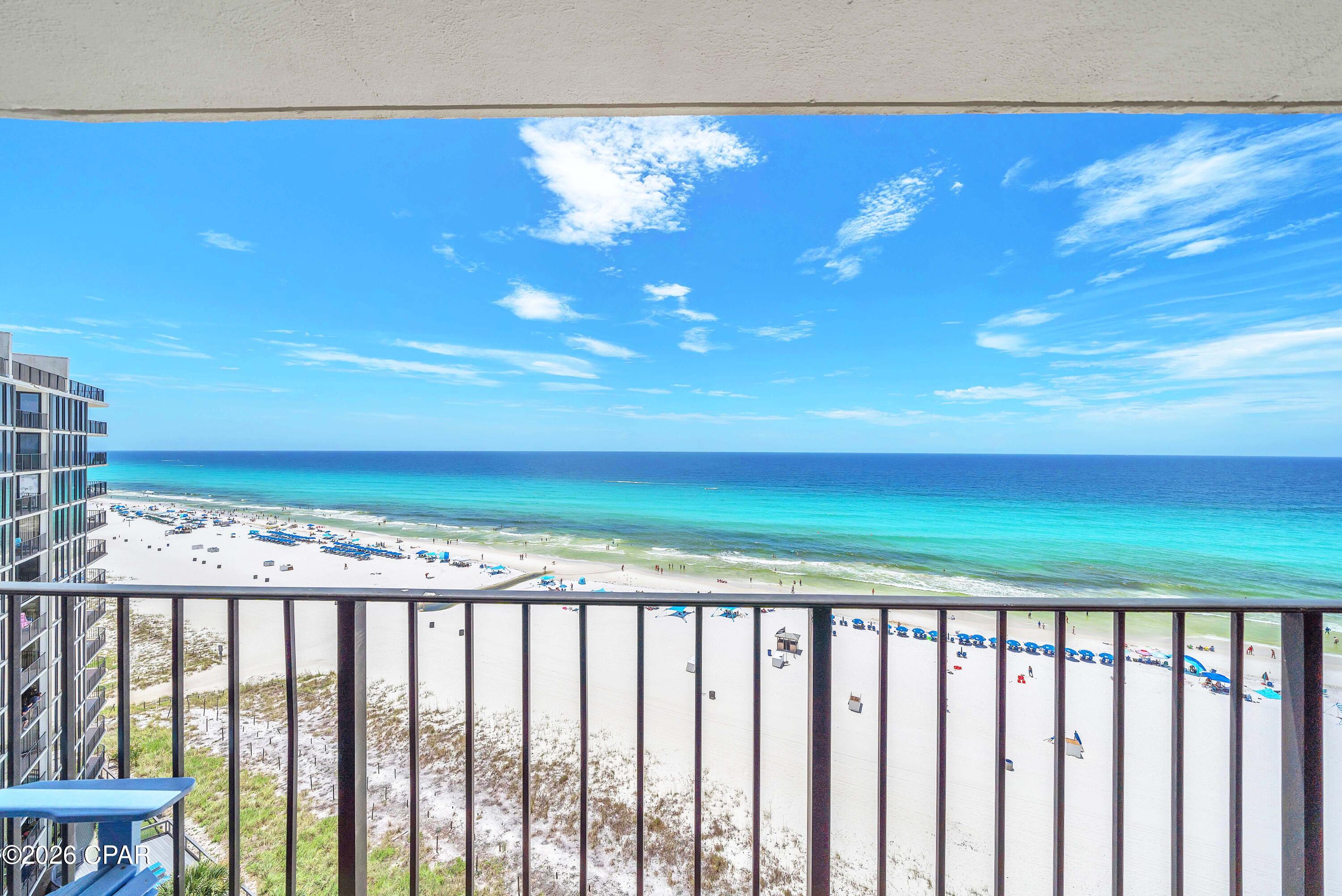 This is a MUST SEE, TURNKEY and UPDATED condo in the desirable community of Edgewater Beach and Golf Resort!  With gorgeous gulf views and a spacious balcony, this property can't be beat.  Step into an open plan with views from almost every spot, tile flooring throughout, and updated kitchen and baths.  This condo is located in the desirable TOWER III with its own pool and easy beach access and comes fully furnished and rental ready for you.  Edgewater Beach and Golf Resort is a gated full-service condominium resort with the most incredible amenities to offer in all of Panama City Beach. Resort amenities include 11 pools, with multiple beachfront pools (some heated!), hot tubs, lagoon style pool with waterfalls, kids splash pad, full-service gulf front dining at Ocean's restaurant, Edgie's corner market for ice cream, Starbucks, snacks and sundries, fitness center, spa services, tennis, golf, pickleball, shuffleboard, activities, entertainment and 24/7 gated security. This condo has it all - updated interior, prime location, gorgeous views and amenities galore.  Call now to make this your new home at the beach or investment rental!