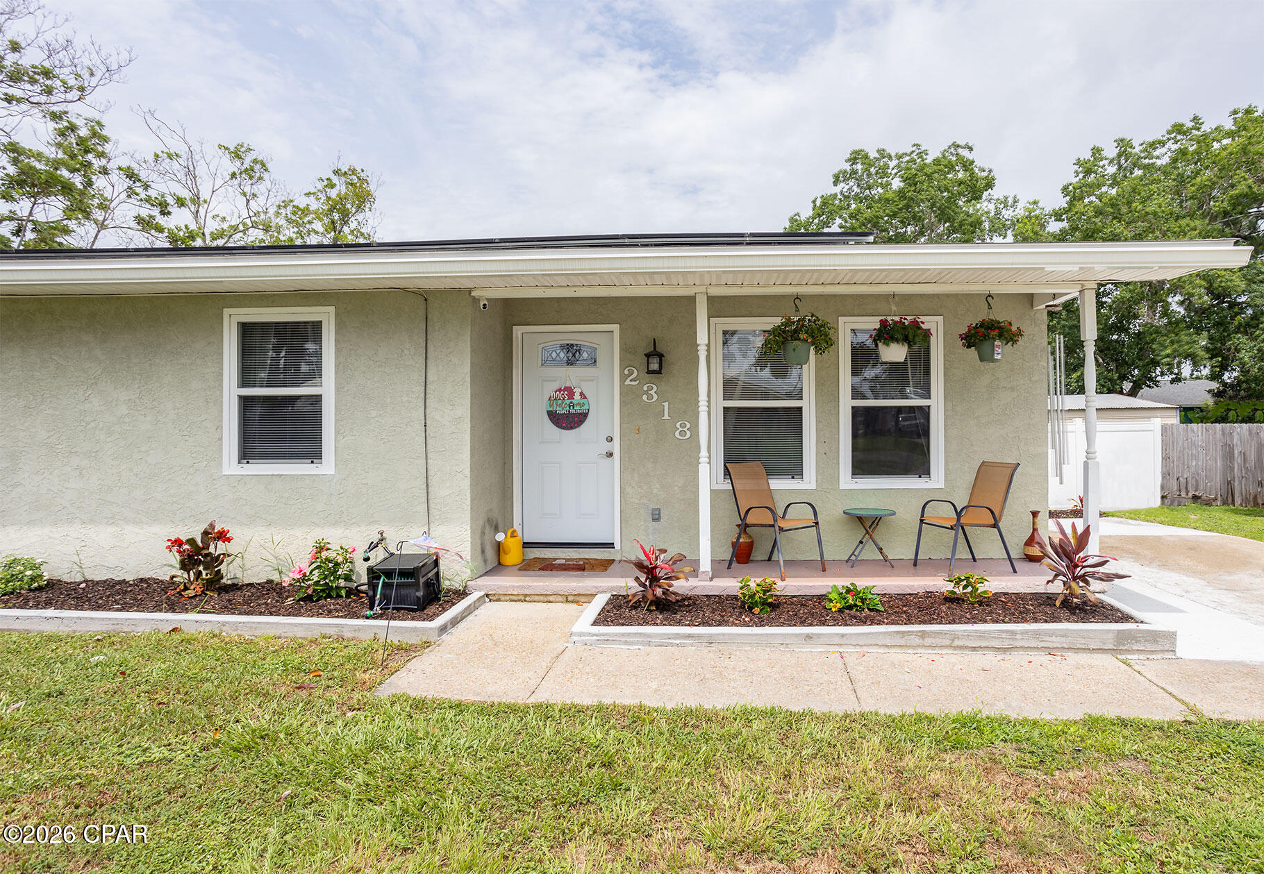 Welcome to 2318 Oakwood Street, a beautifully updated 3-bedroom, 2-bathroom home offering 1,112 square feet of comfortable living space in the heart of Panama City Beach. Situated on a generously sized 75' x 100' lot, this property presents an outstanding opportunity as a primary residence, vacation home, or short-term rental investment.  Thoughtfully maintained and enhanced with recent upgrades, this home features a new HVAC system for improved efficiency and year-round comfort. The kitchen has been refreshed with a stylish backsplash, adding a modern touch to the home's functional and inviting living spaces.  Step outside and discover an outdoor retreat designed for relaxation and entertainment. The fully redesigned backyard offers plenty of space to enjoy the Florida lifestyle, complete with an above-ground pool, a spacious 12' x 16' covered deck, and a 12' x 15' patio--perfect for hosting family gatherings, enjoying weekend barbecues, or unwinding after a day at the beach. A 12' x 16' storage shed provides ample room for beach gear, lawn equipment, tools, and recreational items.  One of the property's most attractive features is its short-term rental eligibility, creating excellent potential for investors seeking income-producing opportunities in one of Florida's most desirable vacation destinations. With no shortage of visitors year-round, Panama City Beach continues to be a sought-after market for vacation rentals.  Conveniently located just minutes from the Gulf of America's sugar-white sands and emerald waters, this home offers easy access to shopping, dining, entertainment, schools, parks, and local attractions. Whether you're looking for a turnkey investment property, a vacation getaway, or a place to call home, 2318 Oakwood Street delivers exceptional value, versatility, and coastal charm.  Contact your favorite Realtor and schedule a showing today!



Don't miss this opportunity to own a move-in-ready property with investment potential in beautiful Panama City Beach. Schedule your private showing today.