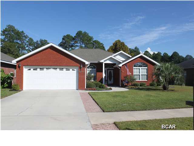 This quiet community has sidewalks for those daily strolls, yet is 5 minutes from shopping and many restaurants. Spacious split floor plan offers privacy for the master bedroom with large walk-in closet and master bathroom to enjoy those relaxing nights in the garden jetted tub or separate stand up shower. This house has received lots of love and attention to include many upgrades. BRAND NEW air conditioner with 10 year parts and labor warranty transferable to the new owner. All bedrooms have new elegant brush nickel ceiling fans installed. Enjoy those family nights in the living room next the fire place with beautiful hardwood floors and crown molding. Entertain family and friends during holidays or special events in the formal dining room with hard wood floors and crown molding