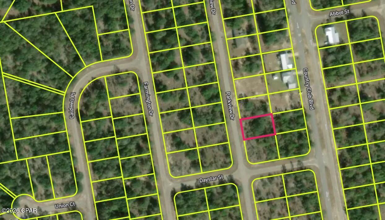 Vacant Mixed Use Lot in Sunny Hills, Washington County, FL

Vacant 0.23-acre lot (approx. 80 ft x 125 ft) located on Parkview Dr in Sunny Hills, Washington County, FL. Zoned Sunny Hills Mixed Use (SHMU), offering additional flexibility for future use subject to county regulations.

Located approx. 45 minutes from Panama City Beach, paralel to Country Club Blvd and near the Sunny Hills Golf area. Paved road access with existing homes nearby and ongoing development in the area.

Features:
- 0.23 acres / approx. 10,000 sq ft
- Approximate lot dimensions: 80 ft x 125 ft
- Mixed Use zoning
- Flood Zone X
- No HOA

Negotiate directly with the Owner

Buyer to perform all due diligence regarding zoning, utilities, buildability, setbacks, and intended use.