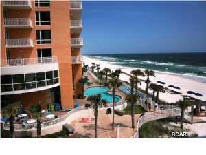 Beautifully furnished 3/3 condo; located in one of the most popular beach resorts on Panama City Beach-Splash/Sterling Resort. This unit features the PARADISE floor plan with a LOCK-OUT-SUITE. THIS CONDO IS A POWERHOUSE RENTAL!!! Because of the lock-out, the unit can be rented as a large 3/3 or as both a 2/2 and a 1/1 at the SAME time. This STUNNING CORNER unit boast amazing Gulf Front views from EVERY room; each bedroom having its own balcony overlooking the Gulf of Mexico. An open and spacious floor plan with 9 foot ceilings, granite counters in the kitchen, kitchenette and bathrooms. SPLASH comes with many wonderful resort style amenities: Water park-kids' pool park with waterslides, lazy river ride, a pool and jacuzzi just for the adults and a poolside bar and grill, arcade, state
