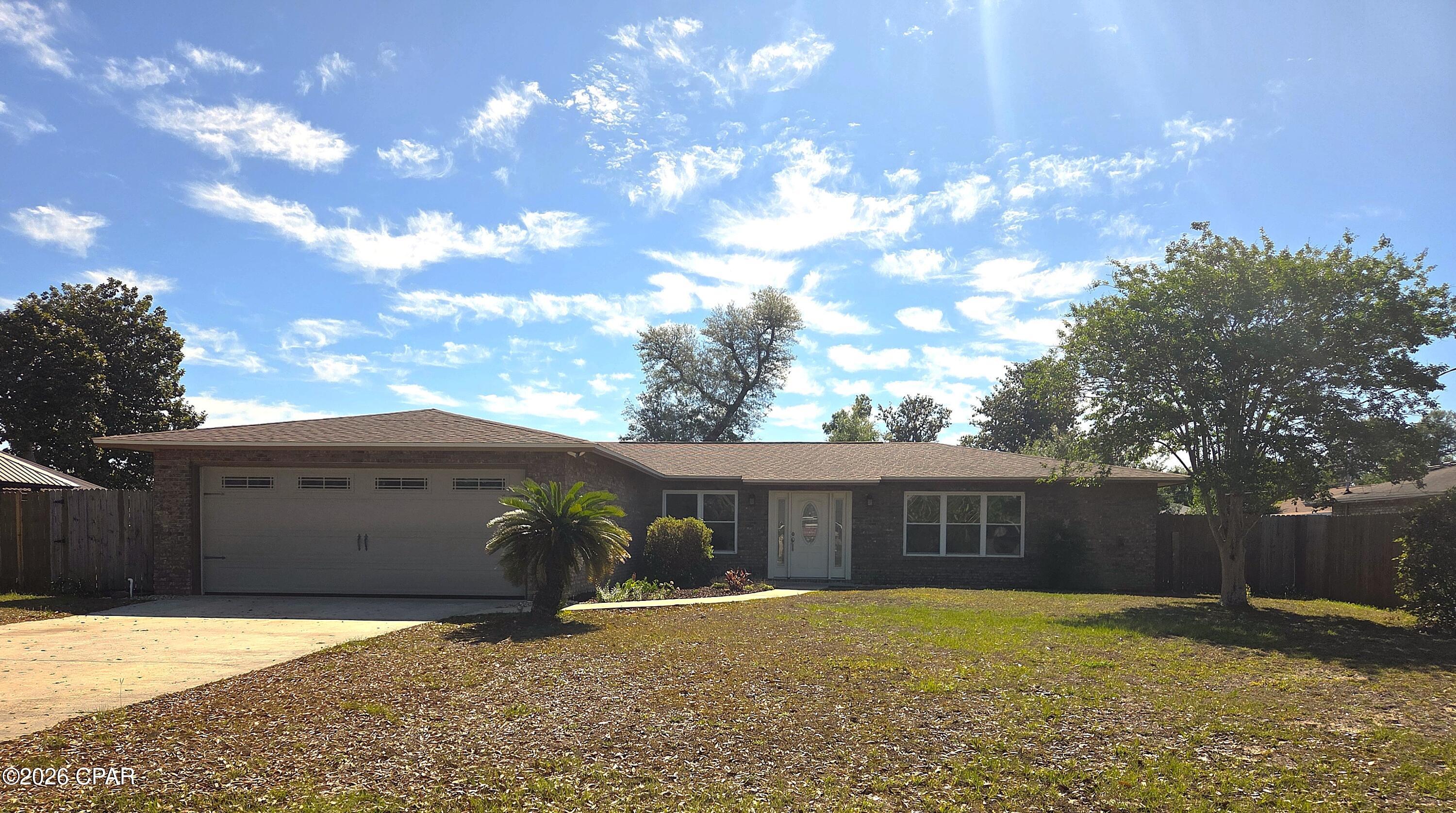 Welcome to 411 Shade Street, a spacious 3-bedroom, 2-bath home offering over 1,800 square feet of comfortable living in a convenient Panama City location near Parker, Callaway, and Tyndall Air Force Base.

This home features a generous layout, a fully fenced yard, and a decorative fireplace that adds character to the living area. The heated and cooled exterior shed is a standout bonus--perfect for a home office, hobby space, workshop, gym, or climate-controlled storage.

Located in the 32404 corridor, this property offers quick access to Tyndall Parkway, shopping, dining, schools, East Bay, St. Andrews Bay, and nearby parks. With its size, usable outdoor space, and flexible bonus shed, this home is a practical and inviting option for anyone looking for room to spread out while staying close to everyday conveniences.

----------------------------------------------------------------------------

*ALL pets are subject to owner approval & non-refundable fees.*

*Fireplace is Ornamental ONLY/Non-operational.*