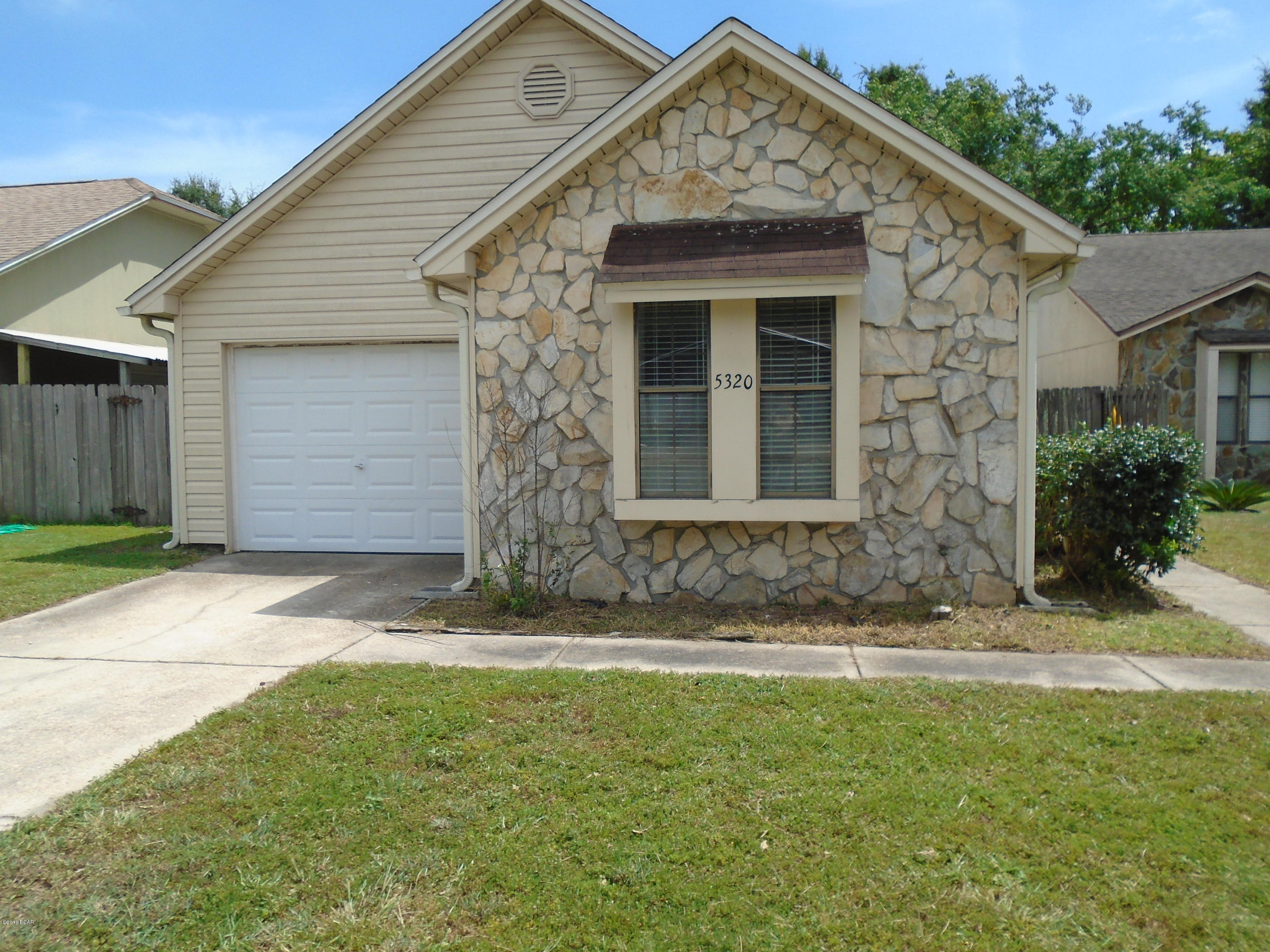 2 bedroom 2 bathroom house close to Tyndall AFB. All property sizes and ages are approximate, please measure and/or verify if important. School assignments are subject to change, please check with Bay County for most accurate information. Deposit is the same as the rent. PETS NOT ALLOWED