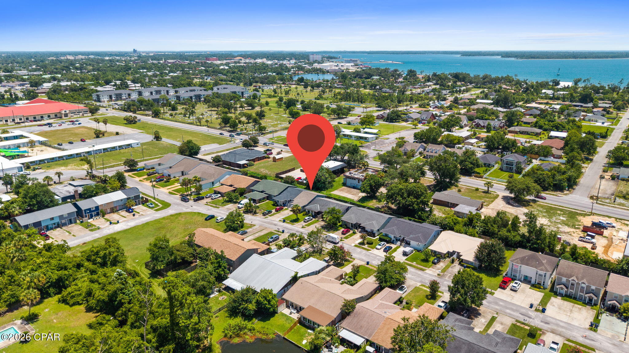 Coming Soon, No Showings....Completely remodeled in 2023 with NO HOA, this move-in ready 3-bedroom, 2-bathroom townhome is strategically positioned in a quiet pocket right between Historic St. Andrews and revitalized Downtown Panama City! Located just a short distance from the Bay, local schools, and the public library, this property offers unmatched convenience with zero HOA fees or restrictive rules. You are just minutes in either direction from Beck Avenue dining, the St. Andrews Marina, Harrison Avenue shopping, local events, and waterfront parks.
Inside, enjoy modern contemporary finishes throughout a spacious, functional floor plan featuring durable high-traffic flooring in main living areas, a convenient main-floor bedroom option, an updated kitchen with ample cabinet storage, and well-proportioned guest rooms perfect for a home office or flex space. Thoughtful upgrades and quality craftsmanship from the 2023 renovation shine throughout every room, making this home truly plug-and-play.

Step outside to unwind on your private covered back porch overlooking a low-maintenance yard space perfect for relaxing or weekend cookouts. Whether you are looking for a turn-key primary residence, a low-stress long-term investment property, or a stylish starter home, this location delivers effortless coastal living with quick commutes to Hwy 98, Gulf Coast State College, and local military bases.