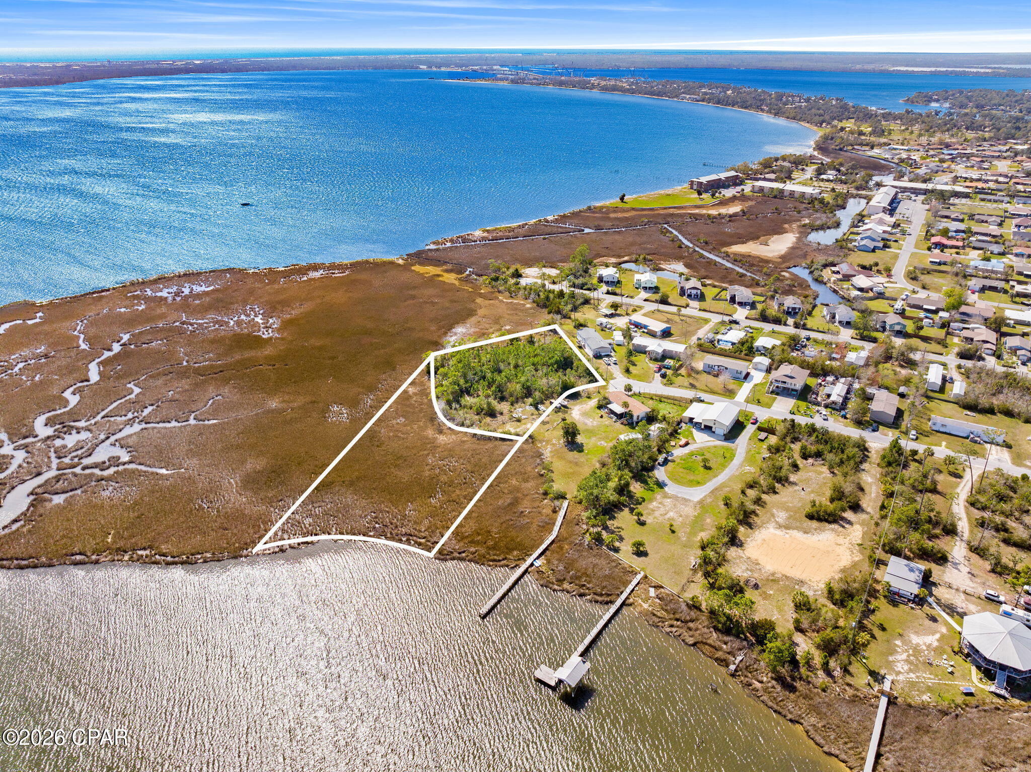 Coastal living dreams? Here's your chance to acquire a wonderful Waterfront property with Gulf access!  This property consists of 2 parcels at approximately 1.54 acre total, a new survey is located under the documents tab in listing, situated on Emmons Bayou which leads directly to East Bay, then onto the Gulf!  Amazing opportunity to make your Florida Salt Water dreams come true with approximately 160 ft waterfront on Emmons Bayou with water views to the East for serene morning sunrises, to the South and South West as well! This is the perfect place to design and build the home of your dreams where fishing, boating or just a peaceful waterfront view can be just outside your door!  And No HOA fees or HOA restrictions to worry about!
This property is conveniently located just minutes to Tyndall AFB, shopping, entertainment, restaurants, parks and a short drive to Mexico Beach as well as Panama City Beach and St. Andrews State Park!
The parcel addresses are 1536 Doty Cir. and 1538 Doty Cir.  Per the Zoning dept at the City of Callaway, 1536 Doty Cir. would allow a mobile home installed, 1538 Doty Cir. Is zoned single family, and there is City water and sewer available to the property at 1536.  
Thank you for considering this amazing property! Verification of all zoning, connection fees, measurements and any information should be verified by buyer or buyer's agent.

Sale includes 2 parcels-07227-067-000 
and 07227-009-000