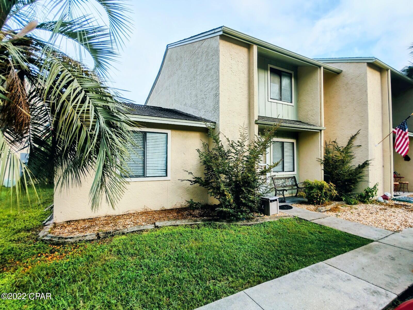 Under Contract OWNER FINANCING + $5000 towards Buyers Closing Cost WITH ACCEPTABLE CONTRACT TO THE SELLERS ~ Looking for a unit with the MAIN BEDROOM & FULL BATH DOWNSTAIRS & EXTRA PARKING SPACES & it is an END UNIT & it backs up to a HEATED POOL... You just found it! You can Enjoy drinking your Morning Coffee OR your Afternoon Cocktails from the Balcony that overlooks the Heated Pool. A/C approx 5 yrs, DW 1 yr, Micro 1 yr, Dryer 3 months, Gas Furnace 1 yr, Exterior Painted '2021. Lots of Amenities at this Gated Resort... 11 Pools ''5 Heated'', 4 Tennis Courts '' 2 Lighted'', Fitness Center, 18 Hole Mini Golf, 2 Playgrounds, Shuffleboard Courts, Conference Center, and a Private Beach House ( Beach House is closed for Remodeling - assessment coming) with a Snack Bar on The Beach along with 1 of the 11 Pools. HOA $948.82/Qtr = $317/Month include Household Trash, Internet, Lawn Mowing, Basic Cable, all amenities