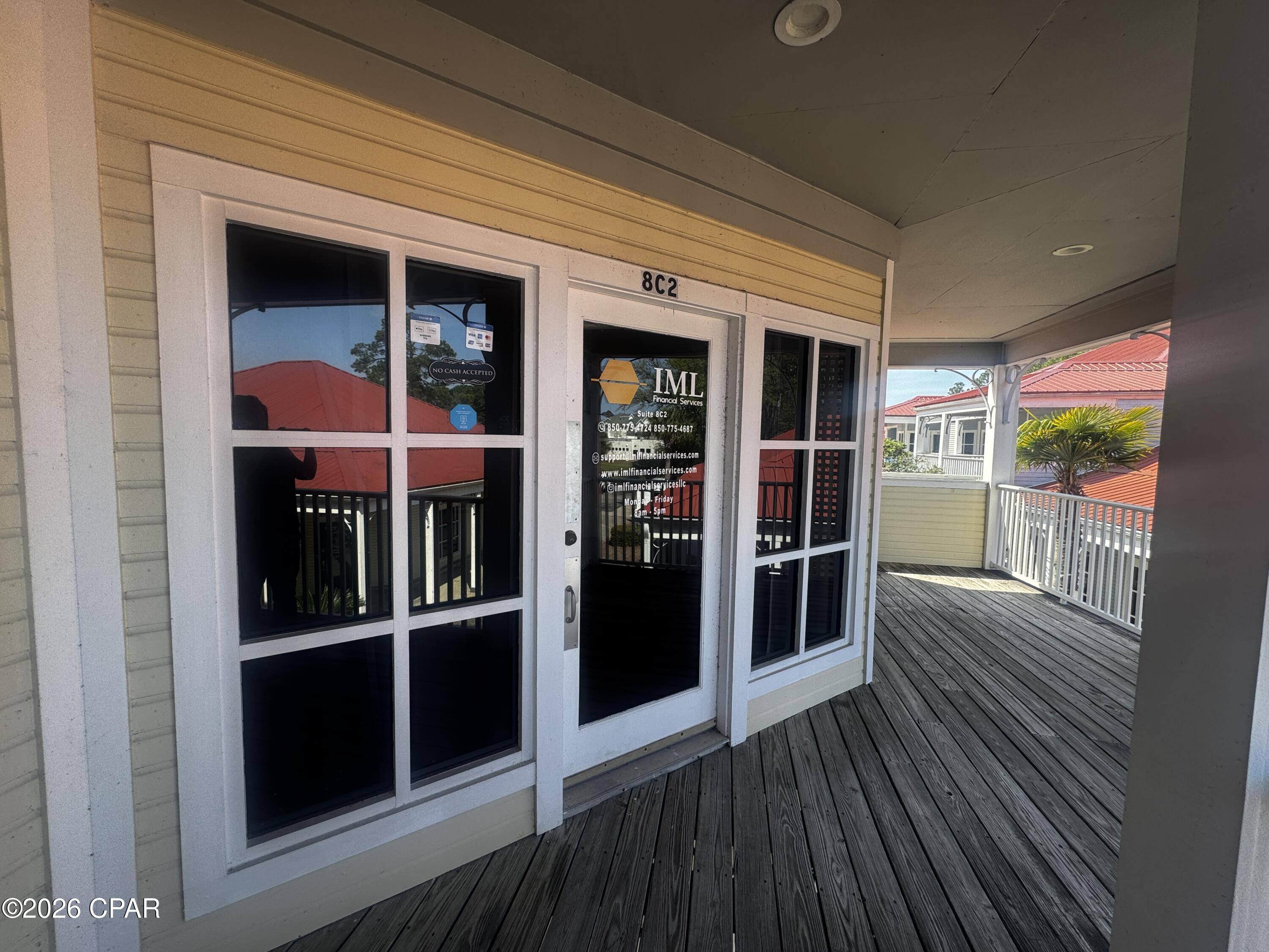 Located just west of the Hathaway Bridge in the open air Promenade Mall, this second floor office/retail space is currently configured for an office user, but could easily be built out to accommodate any retail user.