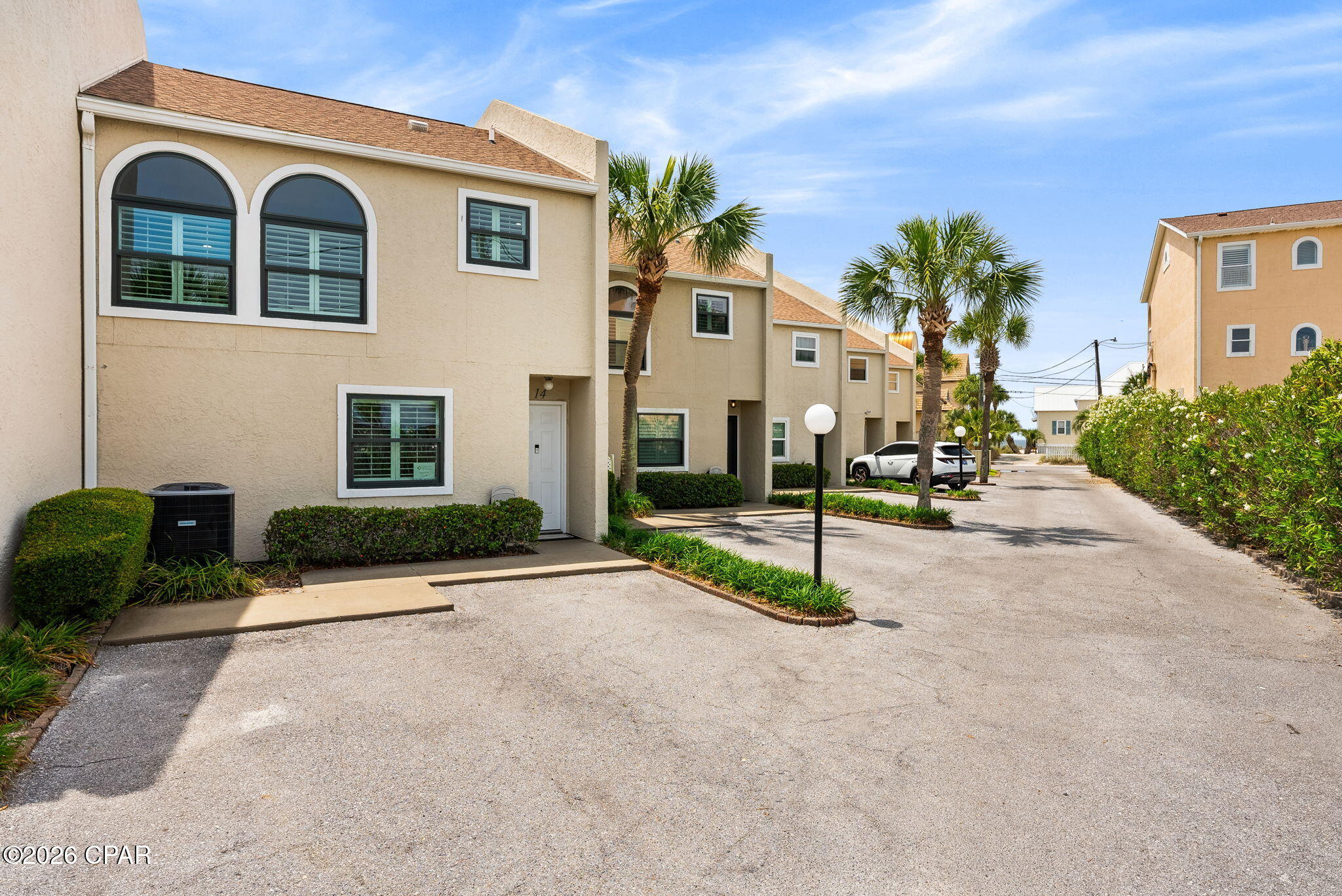 Welcome to this RARE, perfect beach getaway in beautiful Panama City Beach! SHORT STEPS AWAY  rom the sugar-white sands and emerald waters!! This beautifully renovated 2-bedroom, 2.5-bath townhome offers the ideal blend of relaxation, convenience, and investment potential. With accommodations for up to 6 guests thanks to a sleeper sofa, this property is perfectly suited as a vacation home, second residence, or income-producing rental. 

Inside, you'll find updated finishes, comfortable living spaces, and a welcoming coastal atmosphere designed for memorable getaways. The well-maintained community features lush green space, a refreshing pool, and a peaceful setting just moments from the beach.

Enjoy unbeatable location perks with two public beach access points just steps away, plus easy walking distance to the famous Schooners beachfront restaurant -- known as ''the last local beach club.'' Spend your days soaking up the sun,, fishing, or enjoying breathtaking sunsets right outside your door.

Beyond the beach, Panama City Beach offers endless attractions and entertainment for owners and guests alike. Explore shopping, dining, nightlife or enjoy family adventures at Shipwreck Island Waterpark, or discover marine life and outdoor activities at St. Andrews State Park. From golf courses and deep-sea fishing to dolphin tours and live entertainment, there's something for everyone year-round.

Whether you're searching for your own slice of paradise along the world-famous Emerald Coast or adding a strong performer to your real estate portfolio, this turnkey beach townhome is an opportunity you won't want to miss.