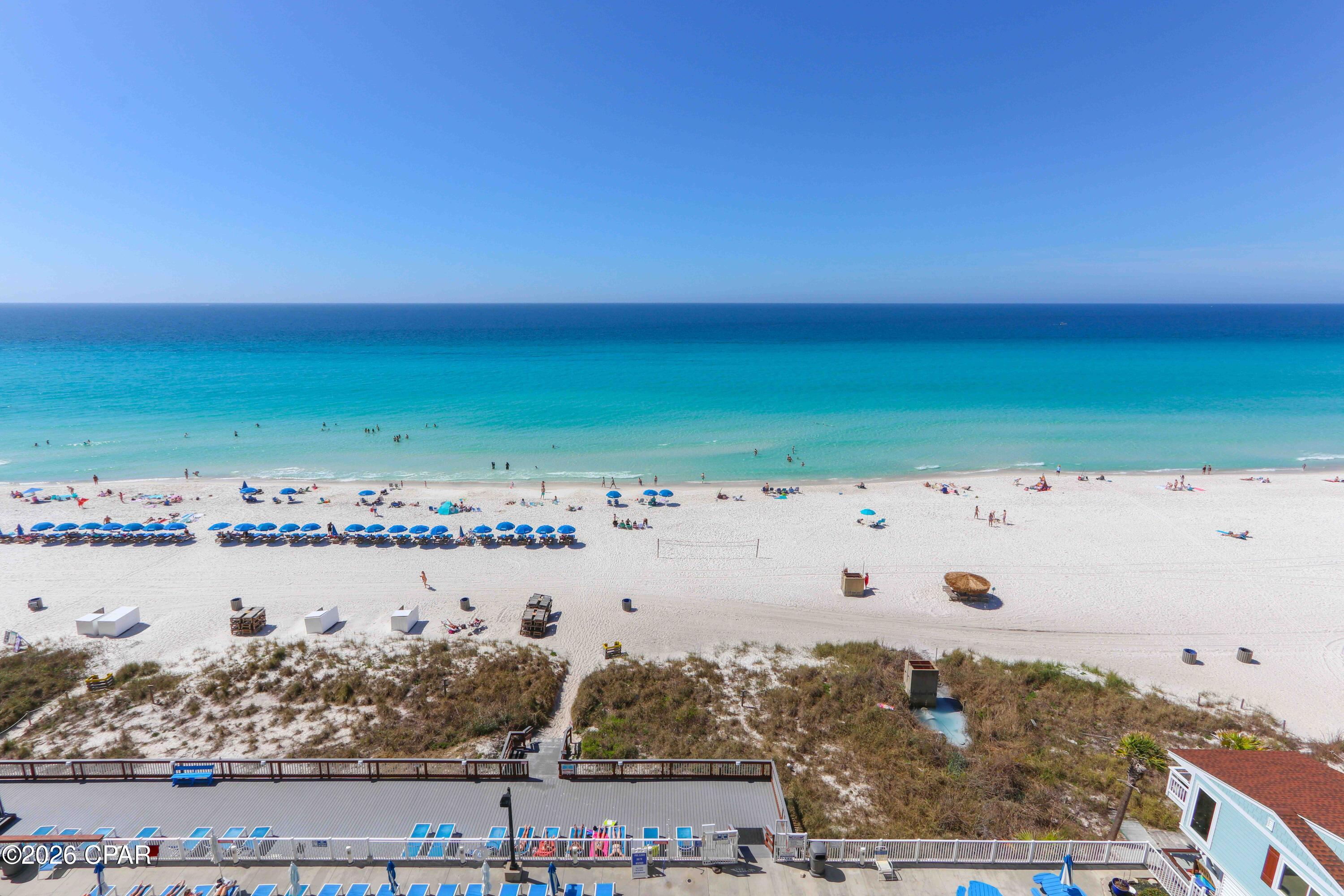 RECENT $10K PRICE REDUCTION! Rental projections between $50,000 and $60,000+! Ranked among Airbnb's Top 5% of eligible homes based on guest ratings, reviews, and reliability, this beautifully maintained Gulf front condo offers the perfect combination of proven rental appeal, coastal comfort, and long term potential. Thoughtfully cared for by the same family while continuing to welcome vacation guests, this fully furnished 2 bedroom, 2 bathroom condo has the warm, inviting atmosphere that makes it feel like a true home at the beach rather than just another rental.

Located on the 9th floor of Regency Towers, this turnkey condo offers 1,144 square feet of comfortable living space, a desirable split bedroom floor plan, and beautiful Gulf views from the private balcony. Whether you are searching for a primary residence, second home, or income producing vacation rental, this property offers the flexibility to enjoy it personally while continuing its established rental use.

Regency Towers is one of Panama City Beach's most established Gulf front communities, offering two Gulf front pools, a hot tub, The Sandbar poolside café and bar, a fitness center, game room, owners lounge, grilling areas, covered parking, gated security, private beach access, beach service, and on site management. Short term rentals are permitted, creating an excellent opportunity for both personal enjoyment and investment.

Conveniently located near St. Andrews State Park, marinas, waterfront dining, shopping, entertainment, and some of Panama City Beach's most popular attractions, this condo places owners and guests close to everything while still offering the comfort of a well cared for coastal retreat.

Already recognized among Airbnb's Top 5% of eligible homes, this condo has established a strong reputation with guests while maintaining the cozy, welcoming feel buyers appreciate.

Schedule your private showing today and discover why this inviting Gulf front condo stands out at Regency Towers.