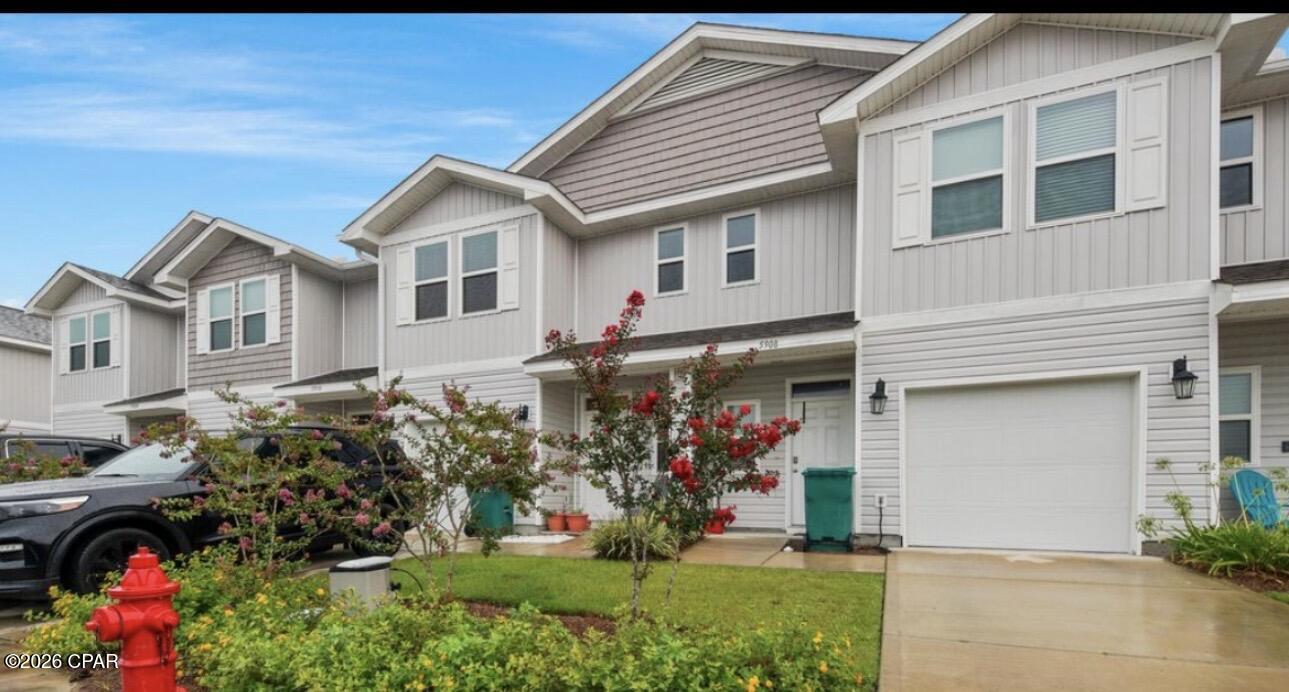 This 3-bedroom, 2.5-bath townhome with a one-car garage is a prime investment opportunity in Sentinel Pointe. With a renter already in place, enjoy immediate rental income with minimal hassle. Property Features: Spacious Layout: Three bedrooms, 2.5 baths, and an attached garage. Modern Appliances: Includes stove, refrigerator, dishwasher, and built-in microwave. 

Low-Maintenance Living: HOA covers lawn care, exterior maintenance, garbage pickup, and access to the community swimming pool. Prime Location: Conveniently near shopping, fitness centers, Tyndall Air Force Base, Eastern Shipyard, hospitals, and coffee shops. A hassle-free investment property in a high-demand rental area!