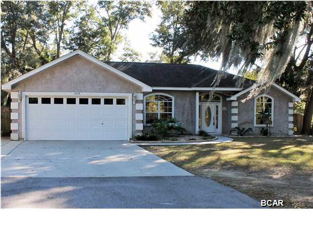THIS IS AN APPROVED SHORT SALE!!Don't miss out on this Callaway Beauty close to Tyndall Airforce Base, dining, shopping, entertainment and of course The World's Most Beautiful Beaches! This Florida style home is super clean and shows very well! It features 3 bedrooms, 2 baths, a family room, a formal dining room, a kitchen with a breakfast nook, a laundry room and a 2 car garage. It also has an extra large driveway for a boat or extra parking. The back yard is fenced in and has a yard building to store your lawn equipment. Lots of interior extras including a split bedroom plan, hardwood floors, tile floors, crown molding, custom wood blinds, 9 ft. ceilings, upgraded lighting, fireplace, large master bath with double vanities and a vaulted ceiling, energy efficient ratings and much more!