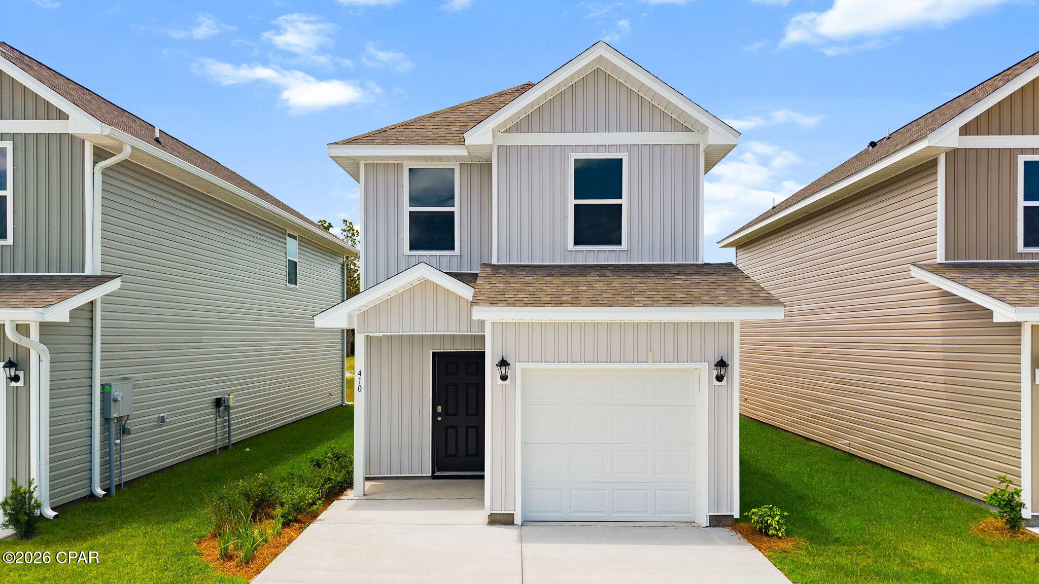 Welcome to the Alderbrook, a new home featured at Salt Pines in Port Saint Joe, Florida. The Alderbrook is a charming two-story home featuring 2 bedrooms, 2.5 bathrooms and offering 1,158 square feet of living space with a 1-car garage. The bottom floor features 9-foot ceilings and the upper level has 8-foot ceilings. This cozy home is perfect for the comfortable vibes that Port Saint Joe is known for.

A front porch (per plan) welcomes you into the home and opens to the kitchen which includes granite counter tops, quality cabinets, stainless steel appliances and an open concept floorplan with the kitchen flowing seamlessly into the dining room and living room. The bottom level also features a half-bathroom and pantry next to the kitchen and stairs. Upstairs, the primary bedroom has an attractive ensuite bathroom that features a granite vanity countertop and quality cabinetry. Enjoy additional storage with a spacious walk-in closet located off the primary bathroom. Your secondary bedroom features quality carpet flooring and a closet, and can be used as a bedroom, office, work out space or other bonus room. The possibilities are endless with the Alderbrook floor plan.
 
Additional features include EVP flooring in entry, living room, and all wet areas with soft carpet in the bedrooms. There are granite counter tops in all bathrooms and kitchen as well as a Smart Home Technology package allowing one central hub that talks to all the devices in your home. You can control the lights, thermostat and locks, all from your cellular device.
 
On the Exterior you will see quality vinyl siding, a covered front porch, and a patio in the back yard to enjoy the beautiful Florida weather. After a day of enjoying all that Port Saint Joe has to offer, enjoy a quiet neighborhood with friends and family in this cozy home.

To learn more about the Alderbrook plan and about Salt Pines, get connected with us today by requesting more information, or stop by the community in person. We look forward to telling you more about these lovely homes.
