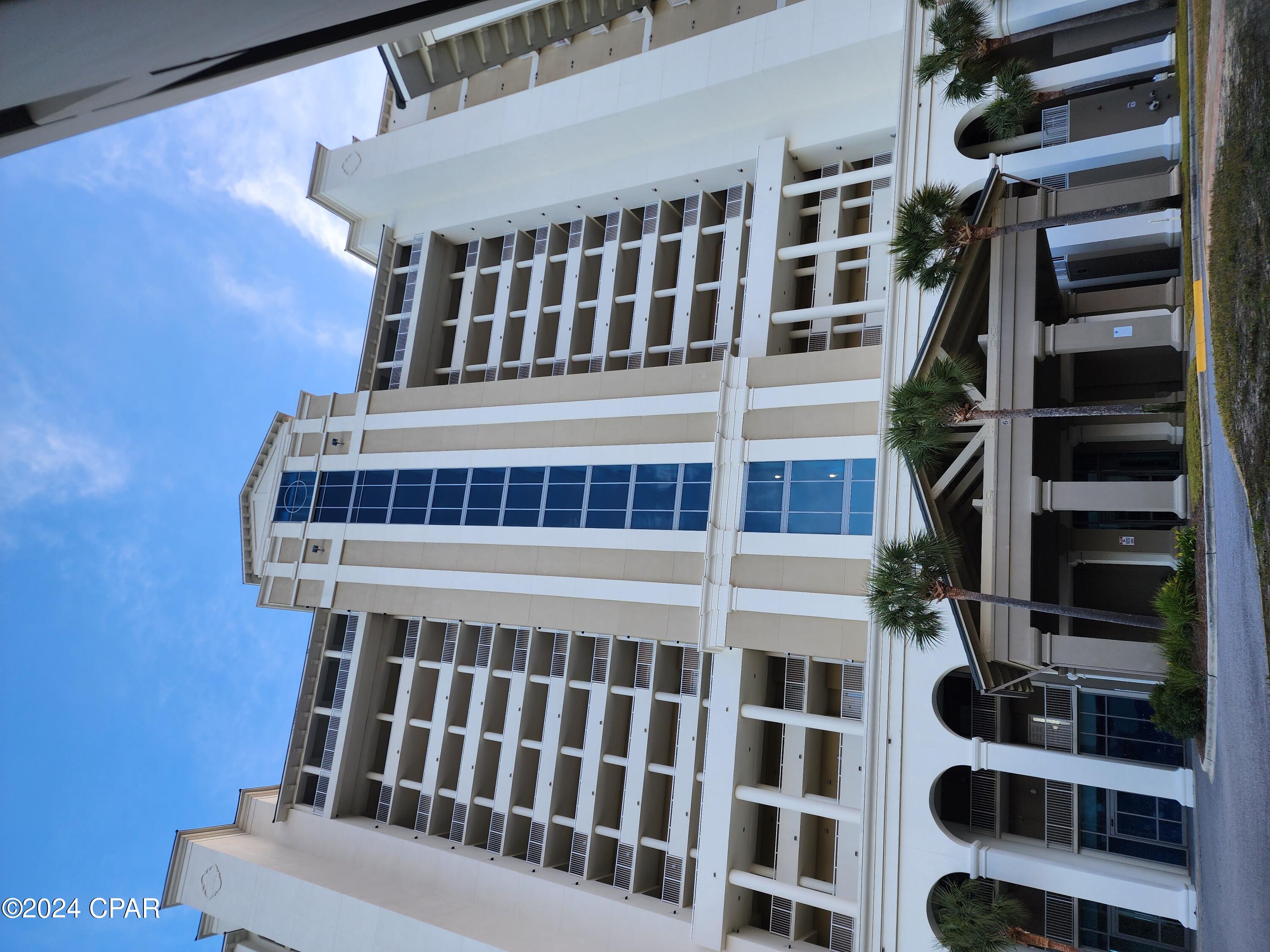 Marina Landing - Bay Front -Elegant 2 bedroom, 2 bath 5th floor condo.  There is a bay view from every room on the property. Property features open living room/dining room combo with fireplace, 2 master suites with ceiling to floor sliding doors, master bathrooms with double vanities and walk in closets. One master features garden tub and stand alone shower. The kitchen has all stainless steel appliances, granite countertops and kitchen island with breakfast bar. Stackable washer/dryer included. Balcony stretches along entire property and features a built in grill. Complex has swimming pool and fitness center. HOA provides trash, cable and water.