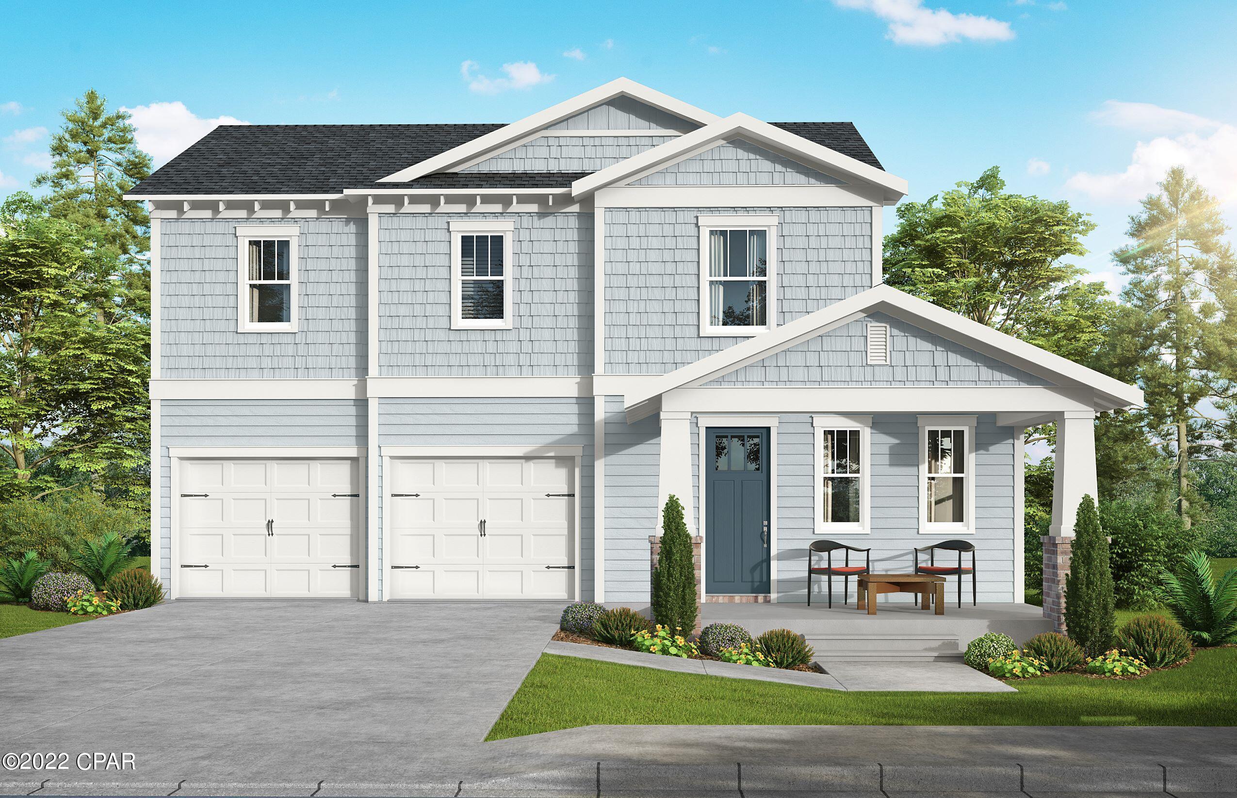 The Navarre plan by Harris Doyle Homes is offered on a conservation home site in waterfront SweetBay and provides Priority Access to coveted free charter school University Academy, Florida's #2 K-8 School! Large bonus and covered porches are perfect for entertaining. The main level primary suite has dual closets and a tile-to-ceiling walk-in shower. SweetBay is a walkable and golf-cart friendly community with unrivaled amenities: dock with Bay and Gulf access, boat launch for kayaking, private beach, paddle boarding, fishing, parks, junior olympic resort pool complexes, fire pits, grilling areas, sports court, miles of trails, Publix-anchored town center and future amenities including a marina! New home buyers even get priority access to top-rated University Academy, the #2 K-8 school in the state of Florida!