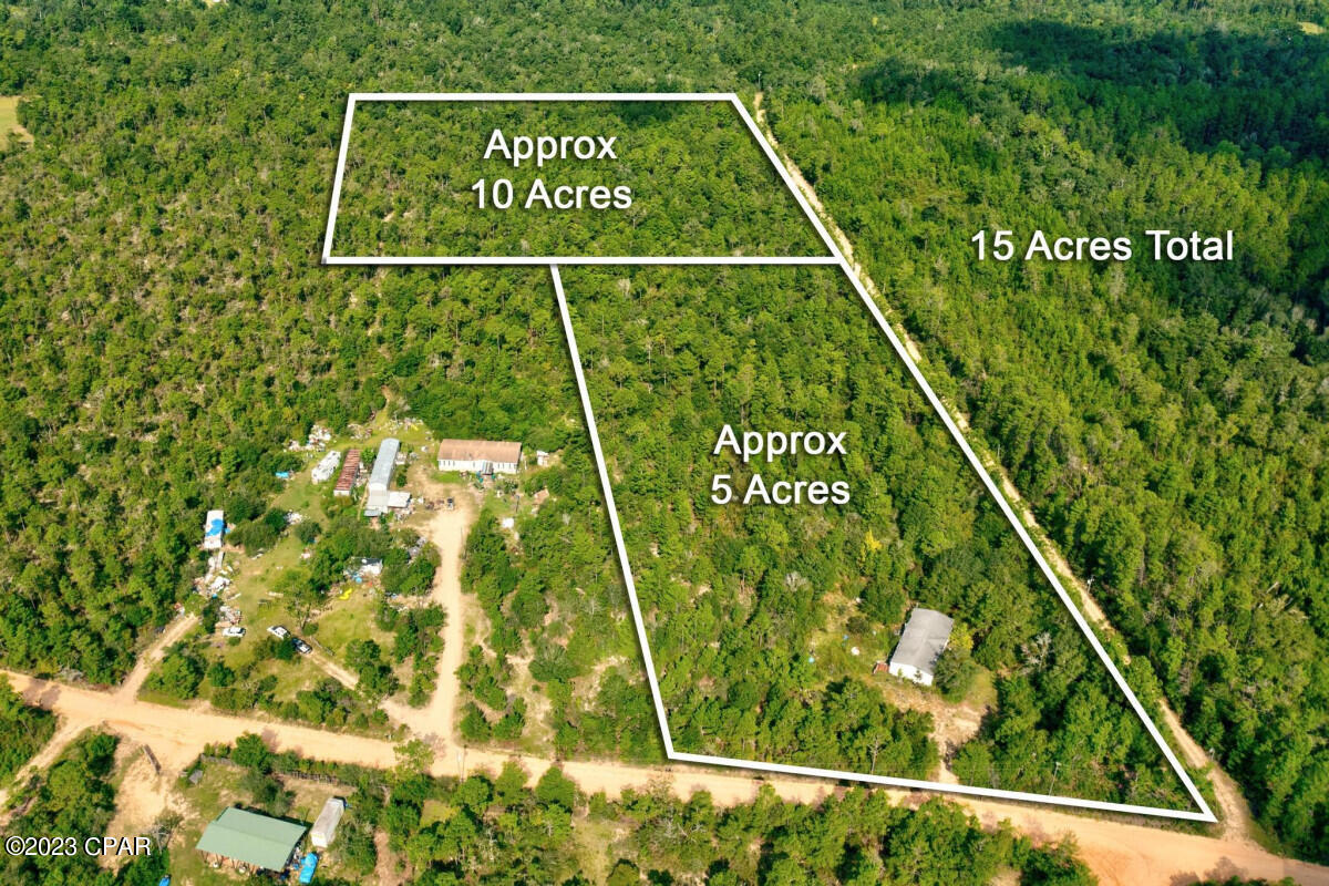Stunning 15-acre wooded property in Chipley, FL with dirt road access, ideal for agriculture and residential use. Low $122.80 annual taxes, 1,493.90ft road frontage, highly buildable, RVs/campers allowed with exceptions, no HOA, not in flood zone, electricity available. Water/septic needed. Close to top schools, attractions. AG zoning, Parcel#: 4710001.